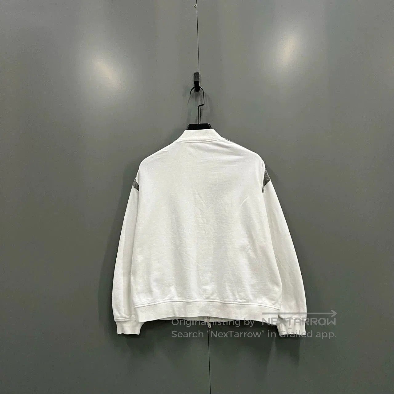 Brunello Cucinelli Brunello Cucinelli Contrast Trim Zip Jacket. Size US M / EU 48-50 / 2 - 2 Thumbnail