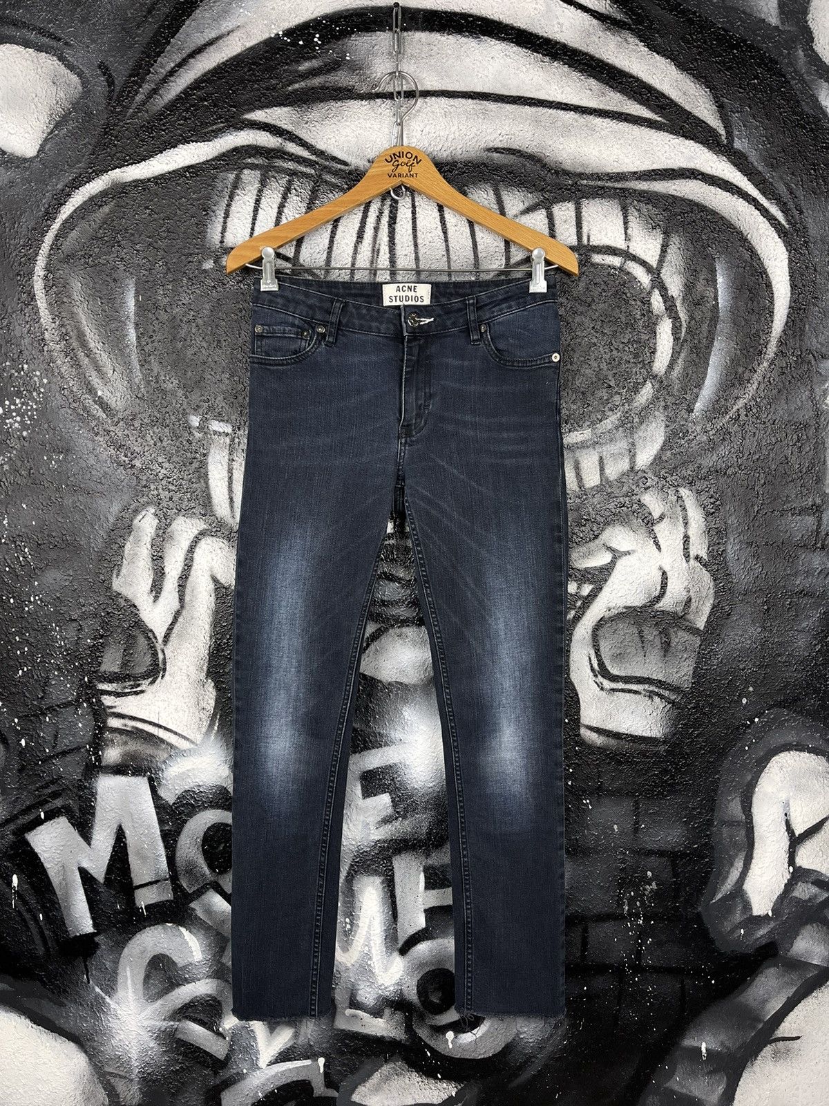 Acne Studios Acne Studios Cropped Distressed Slim Jeans Woman’s Size 26" / US 2 / IT 38 - 2 Thumbnail