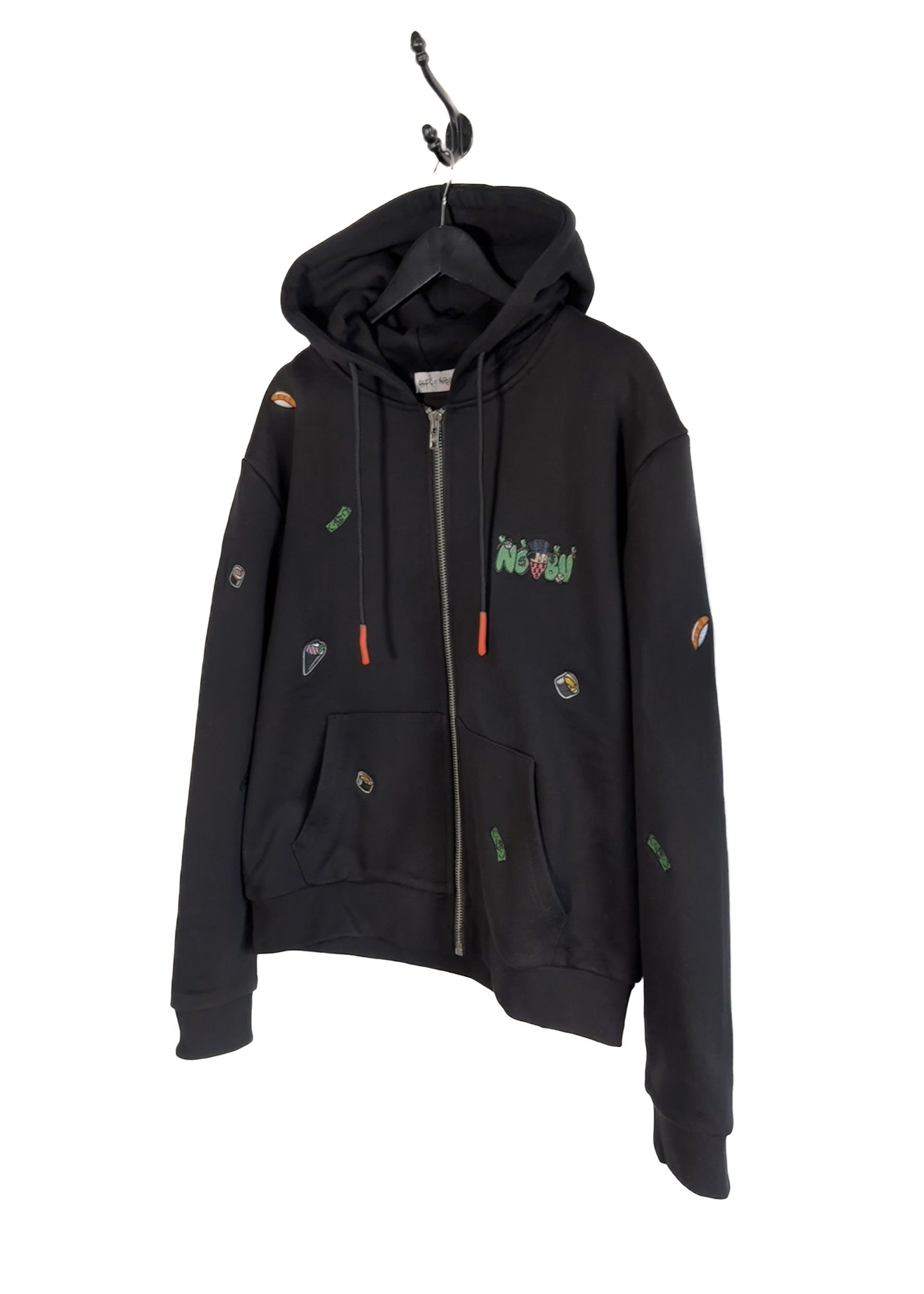 Alec Monopoly Alec Monopoly Nobu Malibu Sushi All Over Black Hoodie Size US XL / EU 56 / 4 - 2 Thumbnail