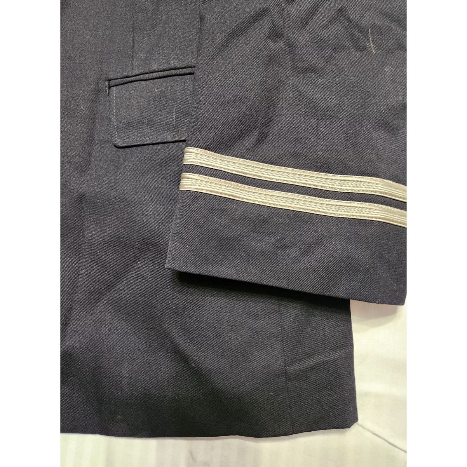 Vintage Murphy & Hartelius American Airlines Men's Sport Coat 52R Navy Classic Fit Blazer Two-Button Single-Breasted Size 52R - 3 Thumbnail
