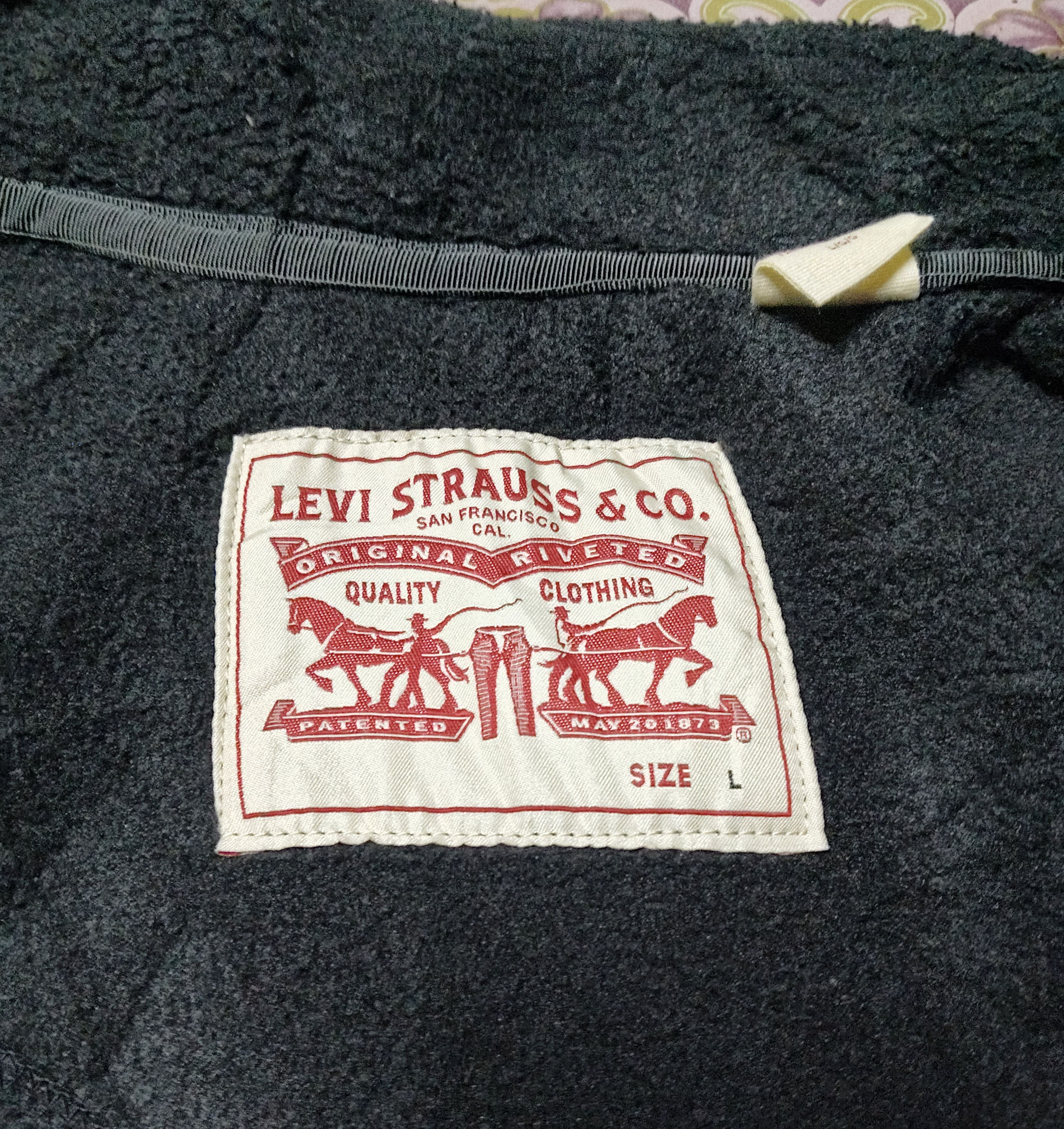Levi's × Vintage Vtg Levi's Fleece Jacket - 0014 Size US L / EU 52-54 / 3 - 7 Thumbnail