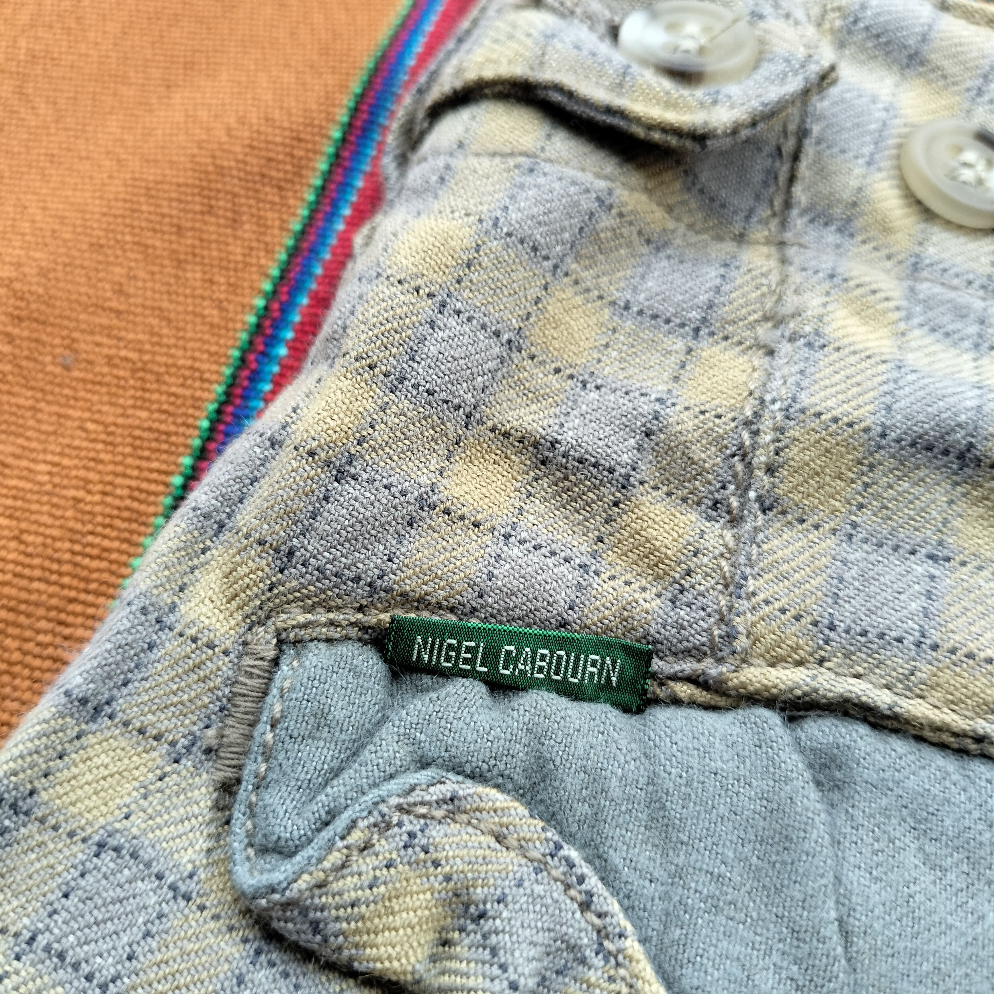 Nigel Cabourn Vintage Nigel cabourn mountain bike plaid pants Size US 30 / EU 46 - 10 Thumbnail
