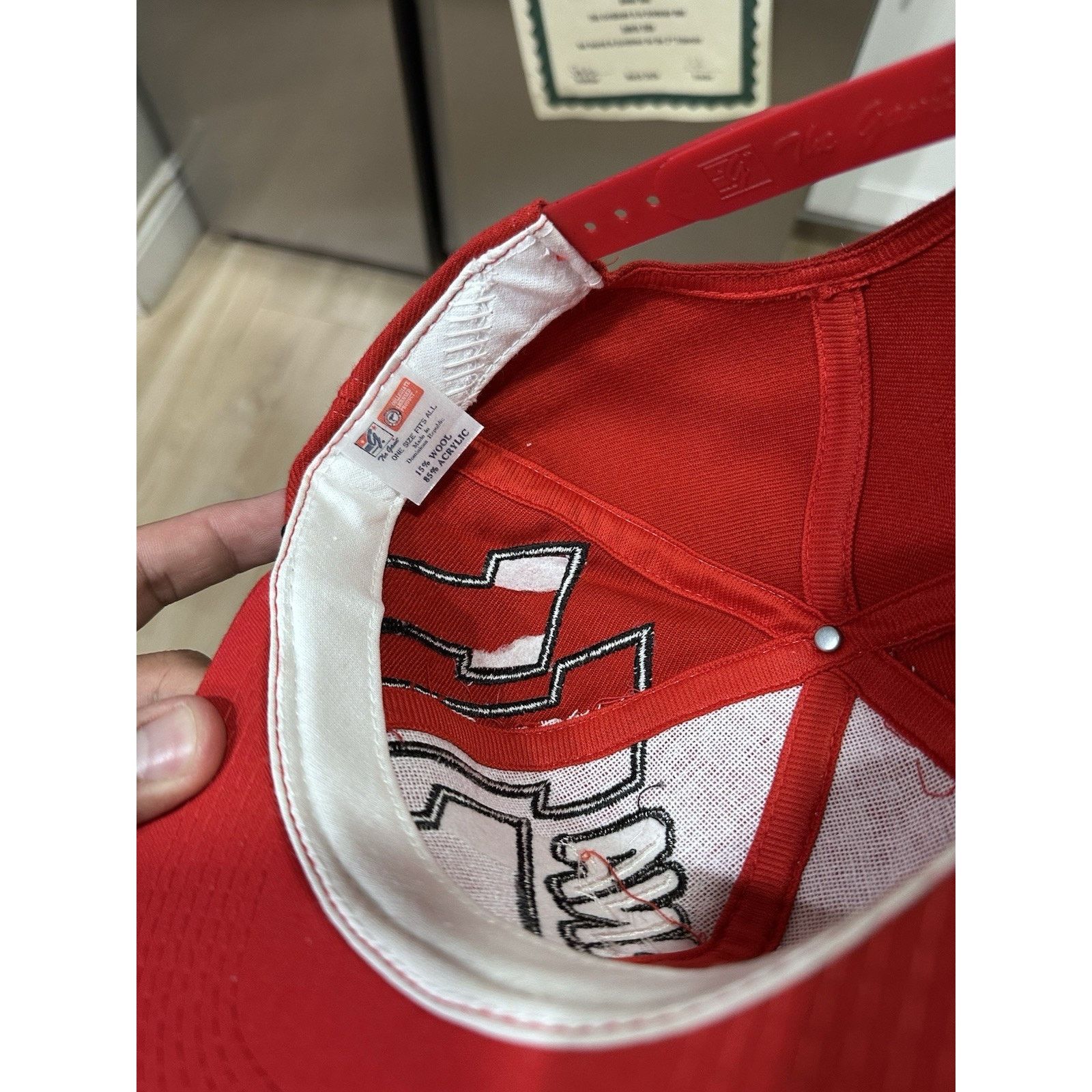 The Game Vintage Indiana Hoosiers SnapBack Hat The Game Vtg 90s Zoom Size ONE SIZE - 6 Thumbnail