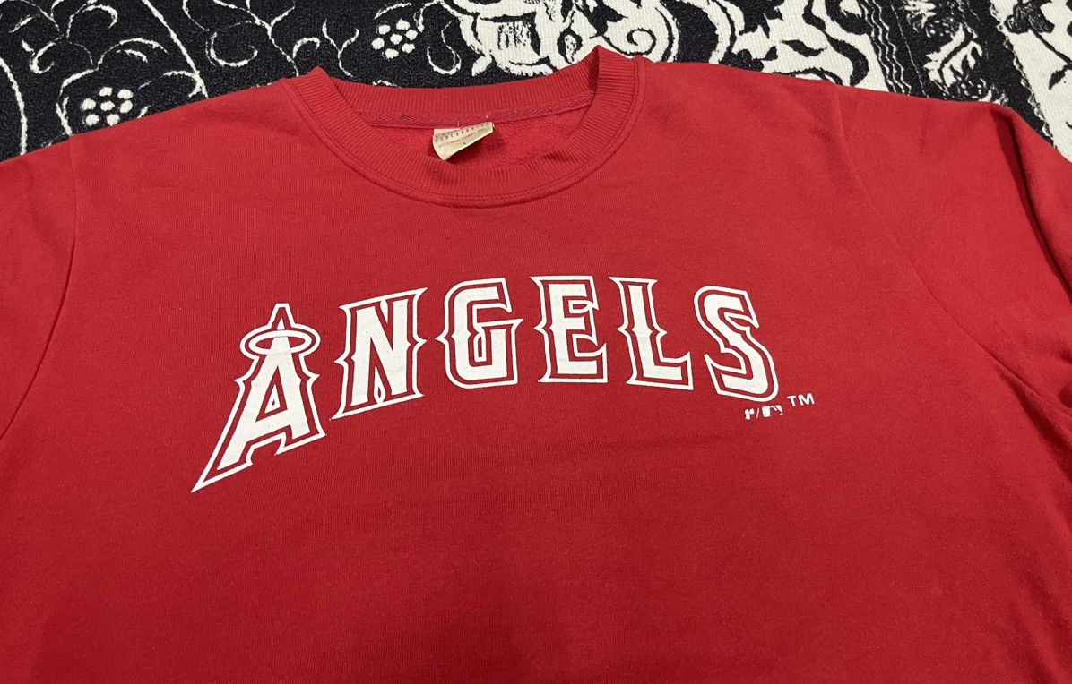 MLB × Vintage Y2K LOS ANGELAS ANGELS CREWNECK Size US L / EU 52-54 / 3 - 6 Thumbnail
