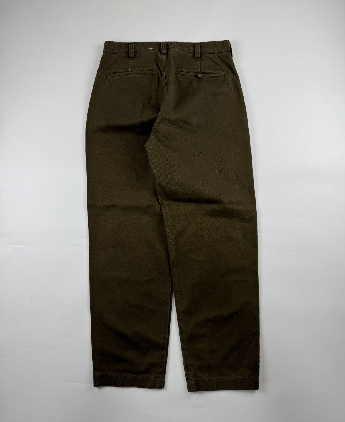 Margaret Howell Margaret Howell Heavy Cotton Single Pleat Chino Pants Size US 30 / EU 46 - 2 Thumbnail