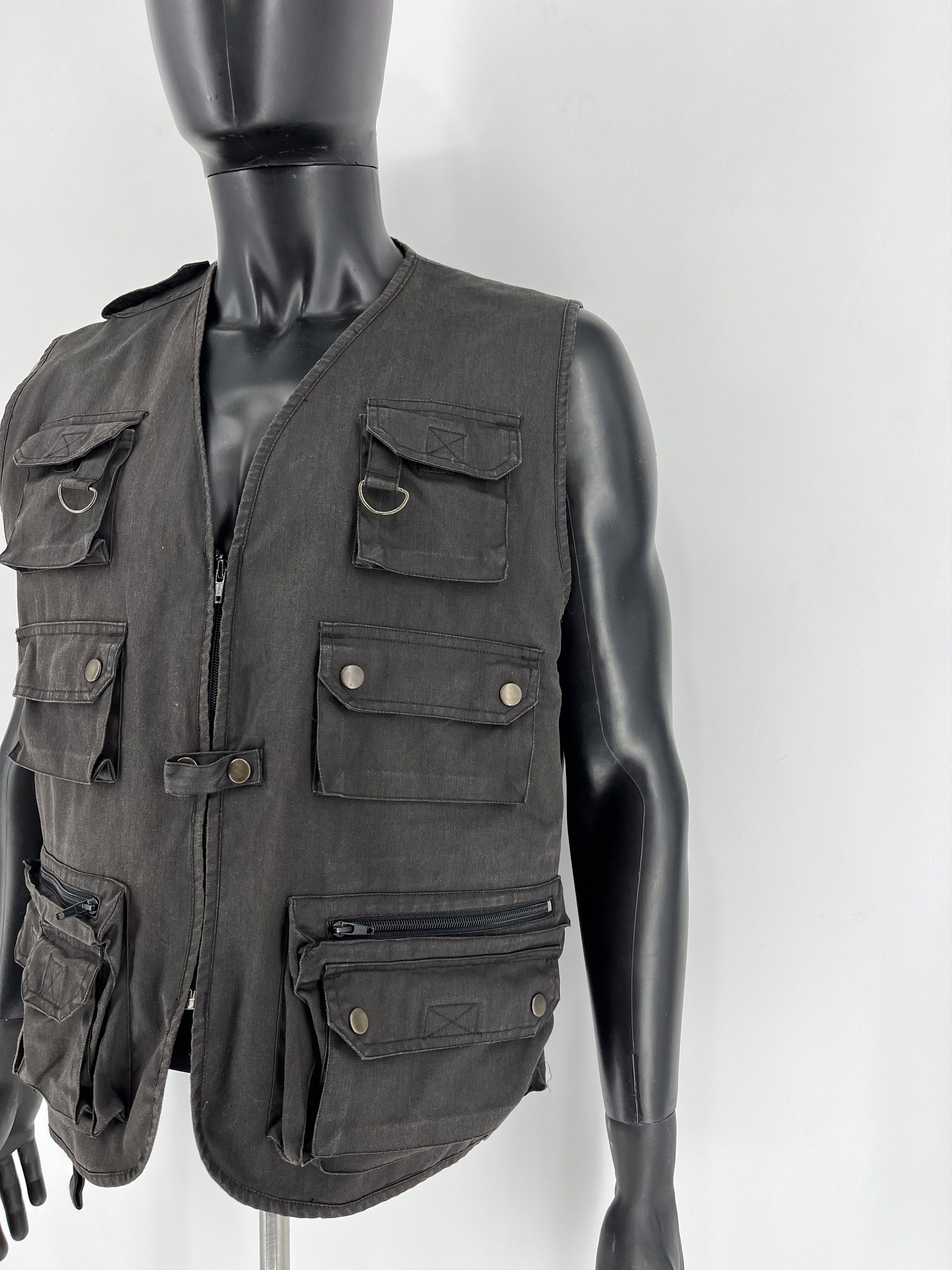 Japanese Brand Vintage Military Vest With Many Pockets Streetwear Style Size US M / EU 48-50 / 2 - 4 Thumbnail