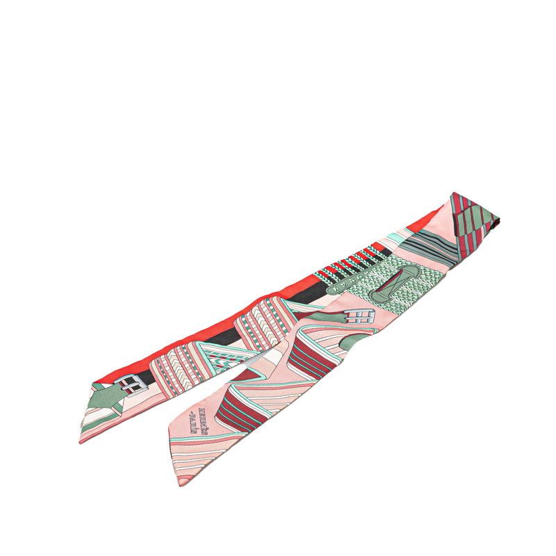 Hermes Hermes SANGLES EN ZIGZAG Silk Scarf Others Scarf DUTY FREE for USA