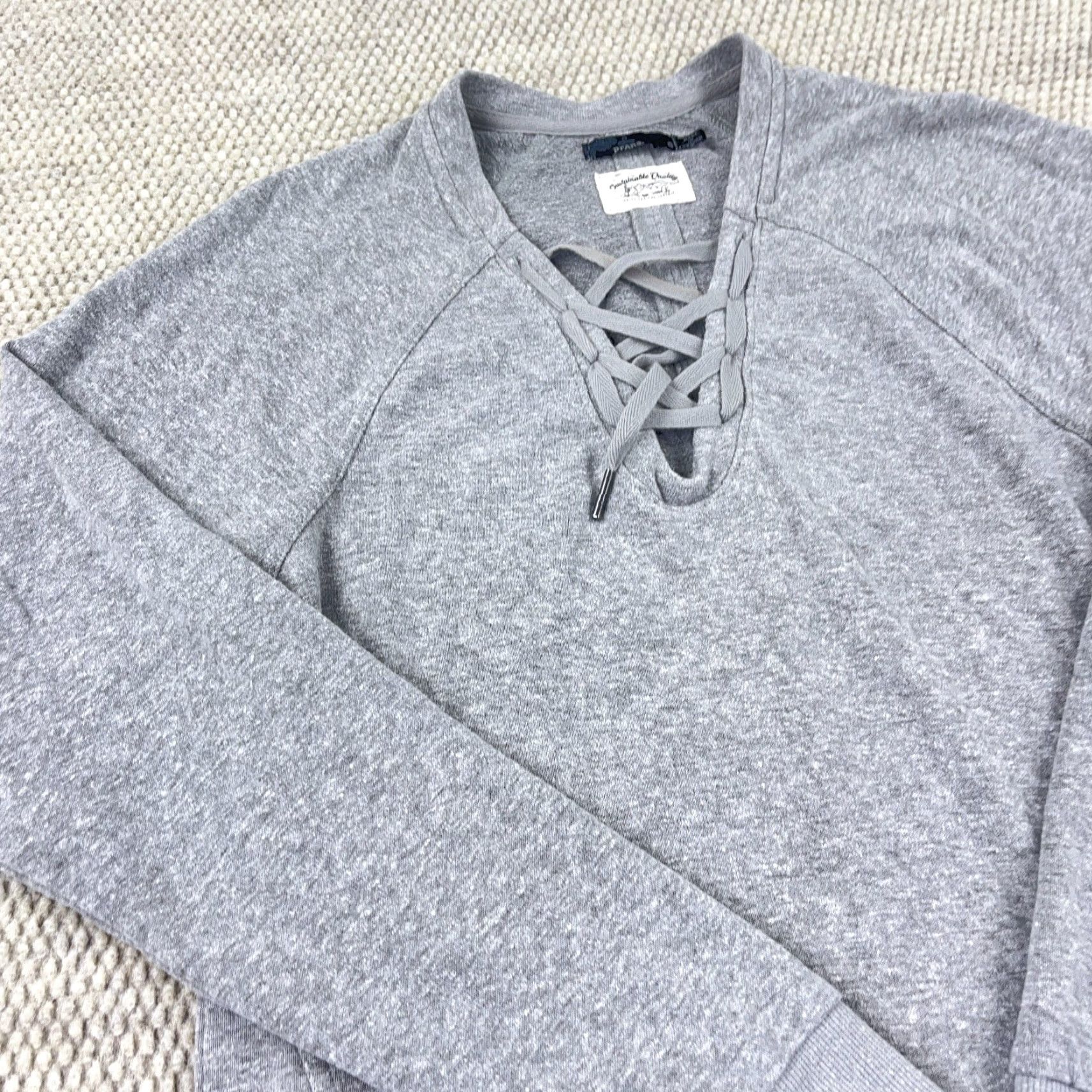 Prana prAna Dress Women's Small Gray Long Sleeve Pockets Sweater Lace Neck Size S / US 4 / IT 40 - 4 Thumbnail