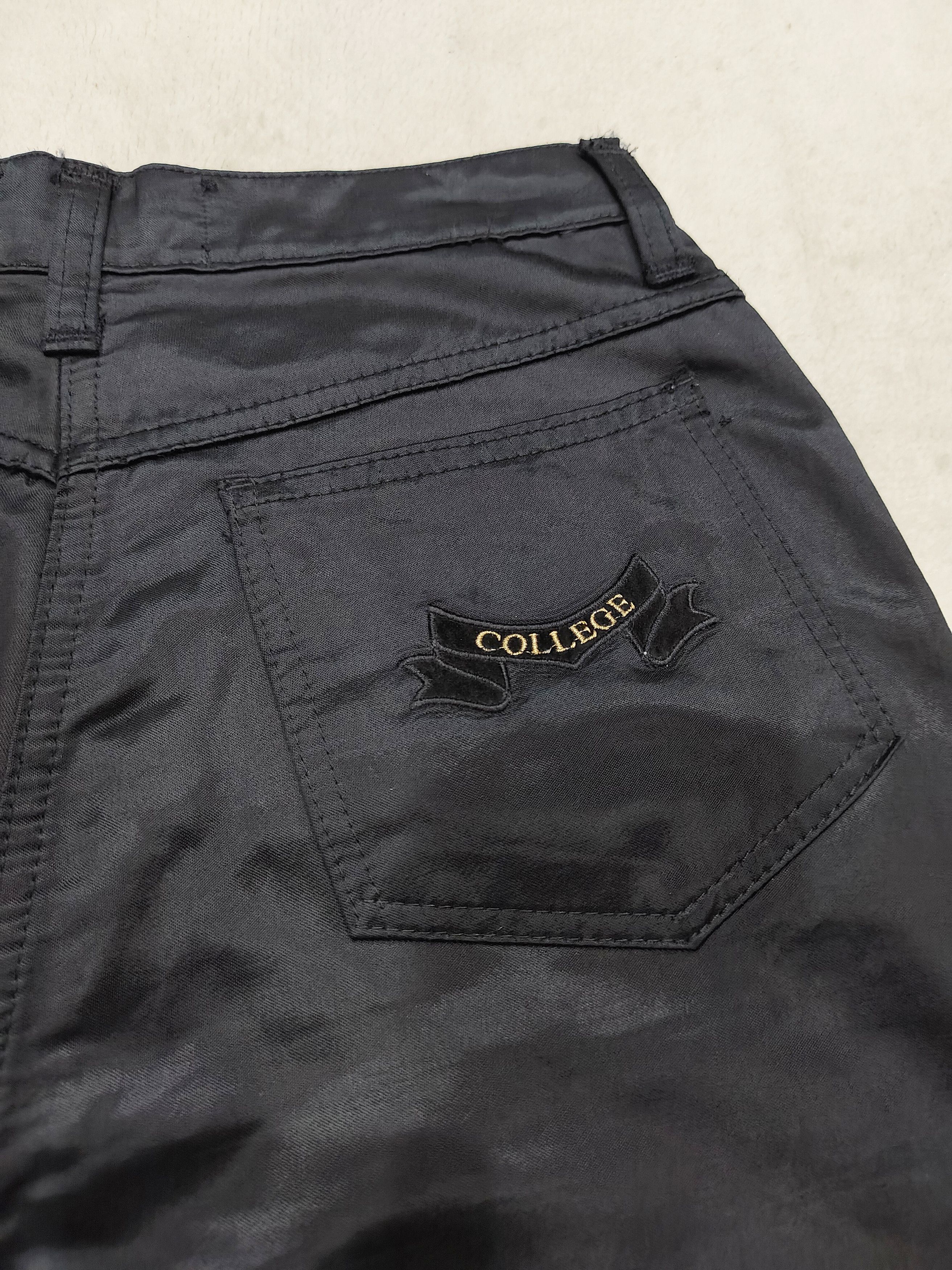 Vintage 80s Magia Italy Embroidered Chest Trouser Collegiate Archive Size 29" - 7 Thumbnail