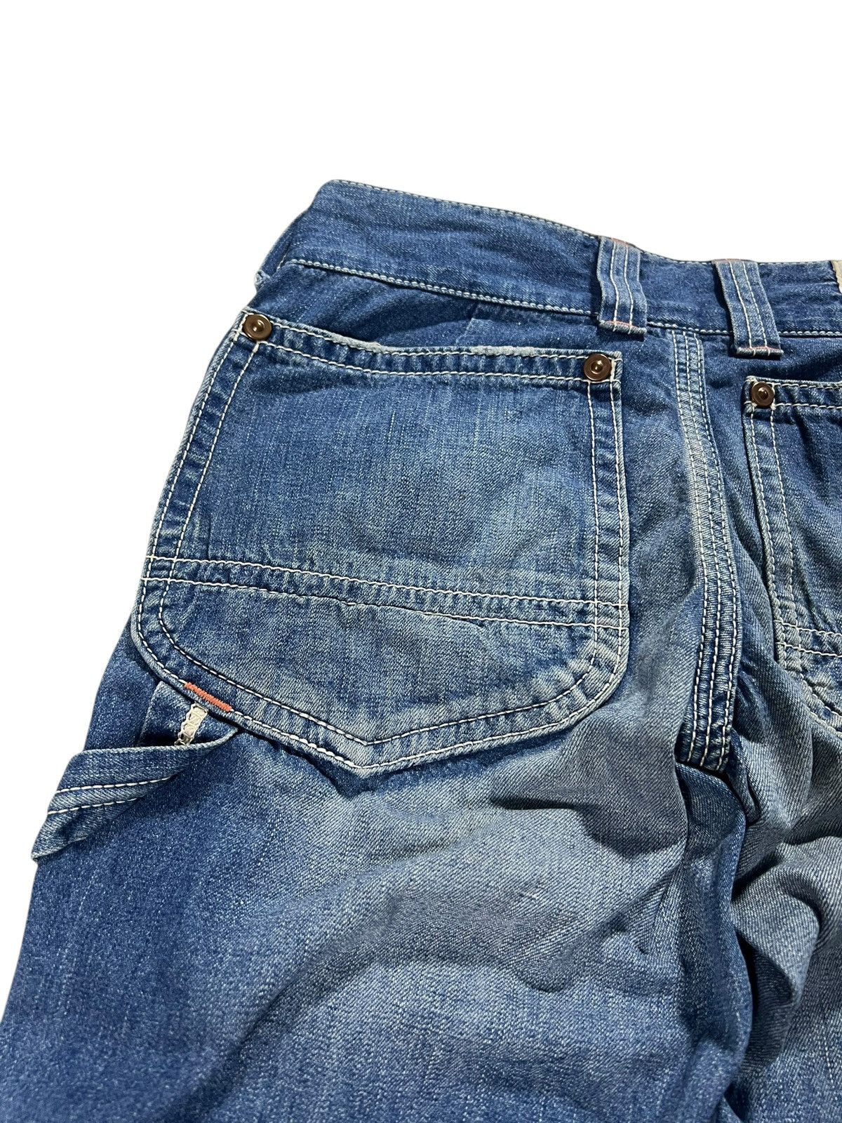 If Six Was Nine × Johnbull × KOJIMA GENES Vintage John Bull Worker Denim Pants Very Rare Size 28" / US 6 / IT 42 - 9 Thumbnail