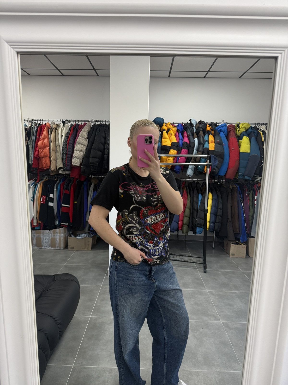 Ed Hardy Ed Hardy by Christian Audigier Skulls Tattoo Swag T-Shirt Size L / US 10 / IT 46 - 2 Thumbnail