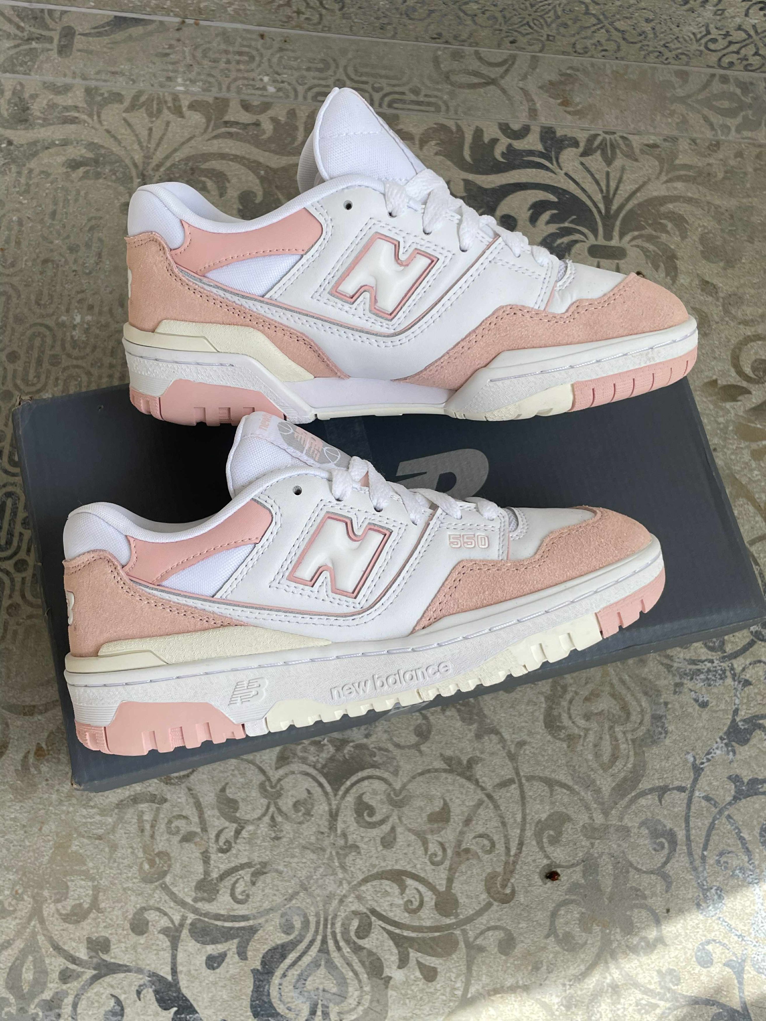 New Balance New Balance 550 Pink Leather US 4.5 EU 37 Size US 4.5 / IT 34.5 - 8 Thumbnail