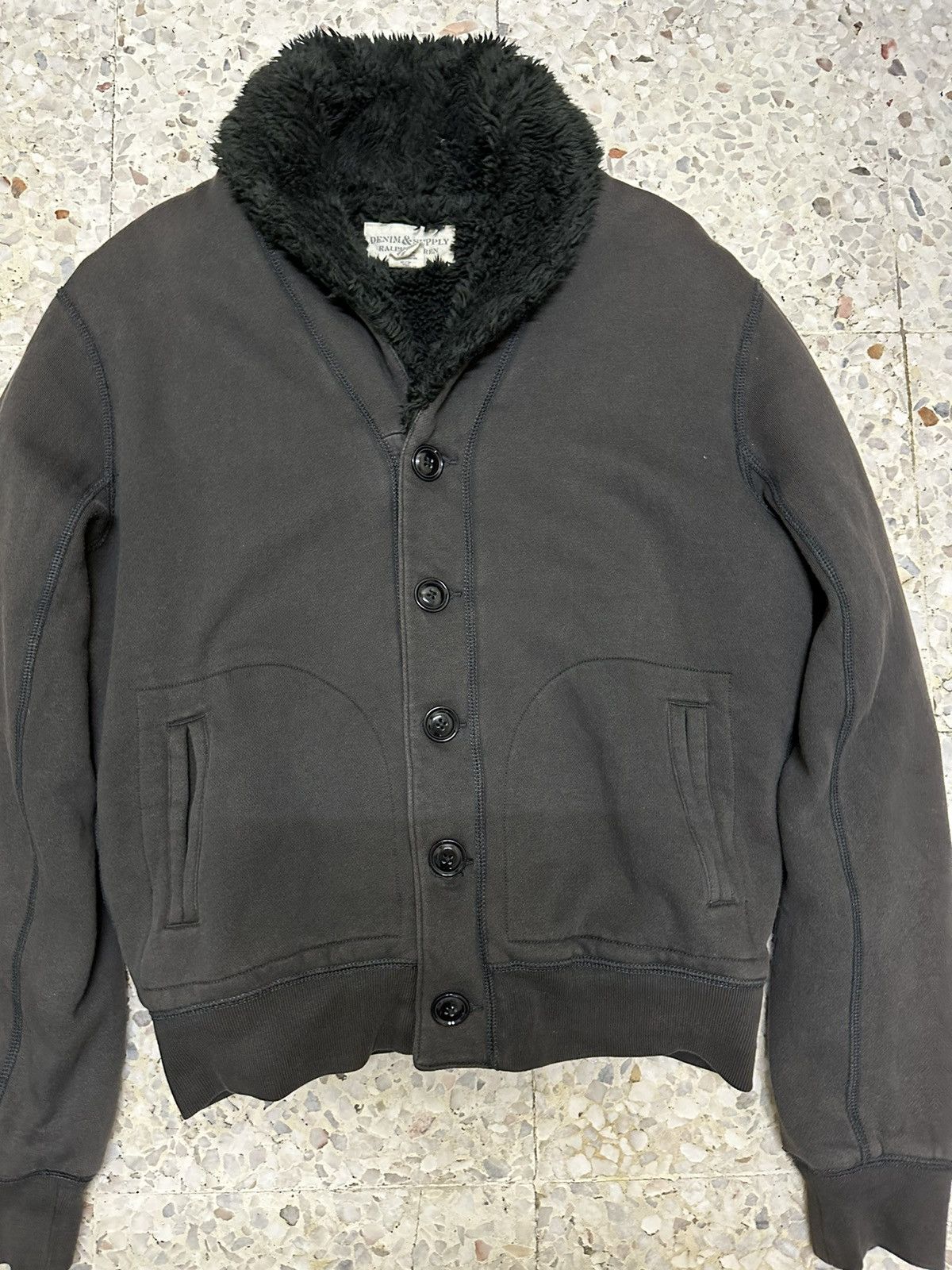 Denim & Supply Ralph Lauren Denim And Supply Ralph Lauren Polo Fleece Sherpa Cardigan Size US L / EU 52-54 / 3 - 3 Thumbnail