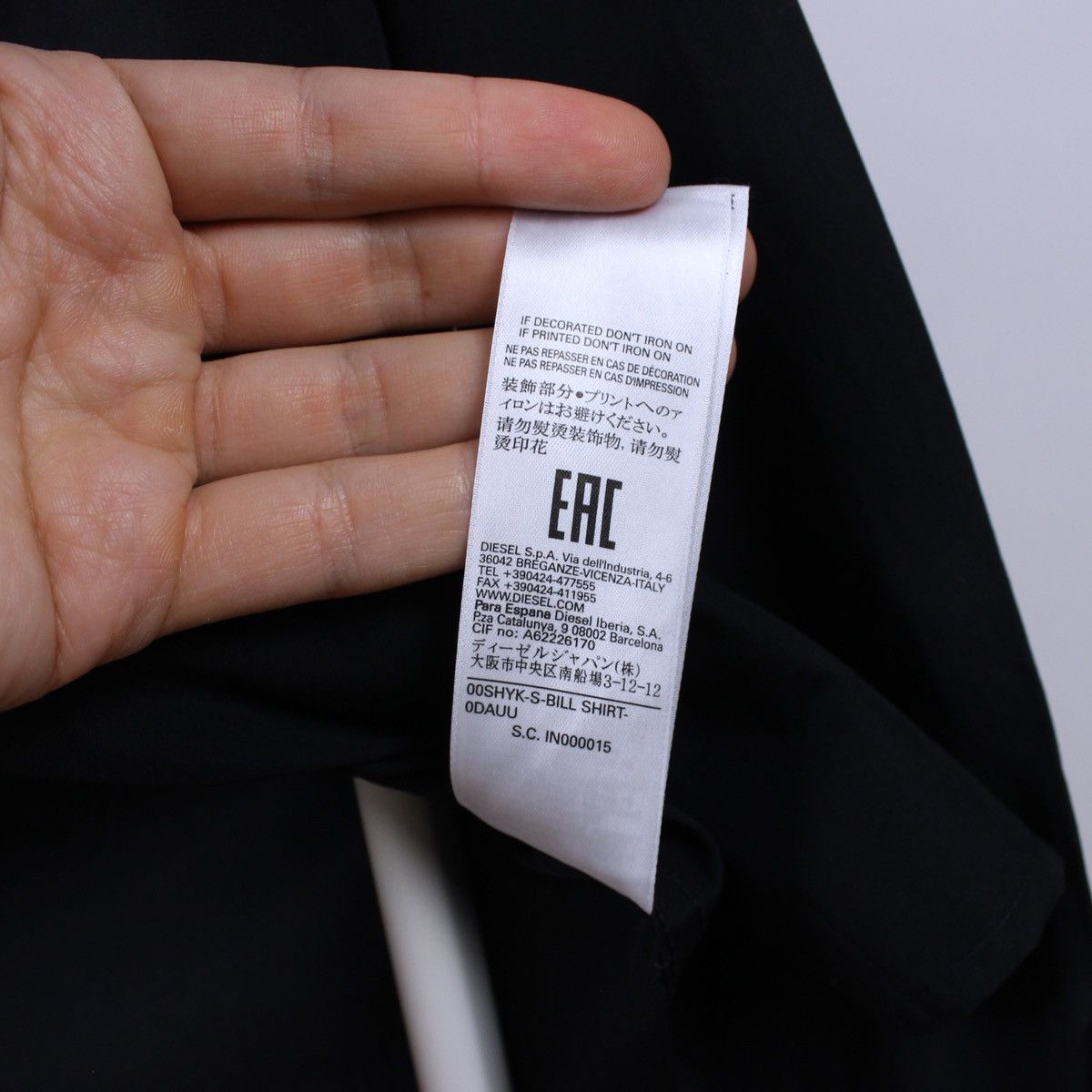 Diesel Diesel Slim Fit Long Sleeve Shirt Size US M / EU 48-50 / 2 - 9 Thumbnail