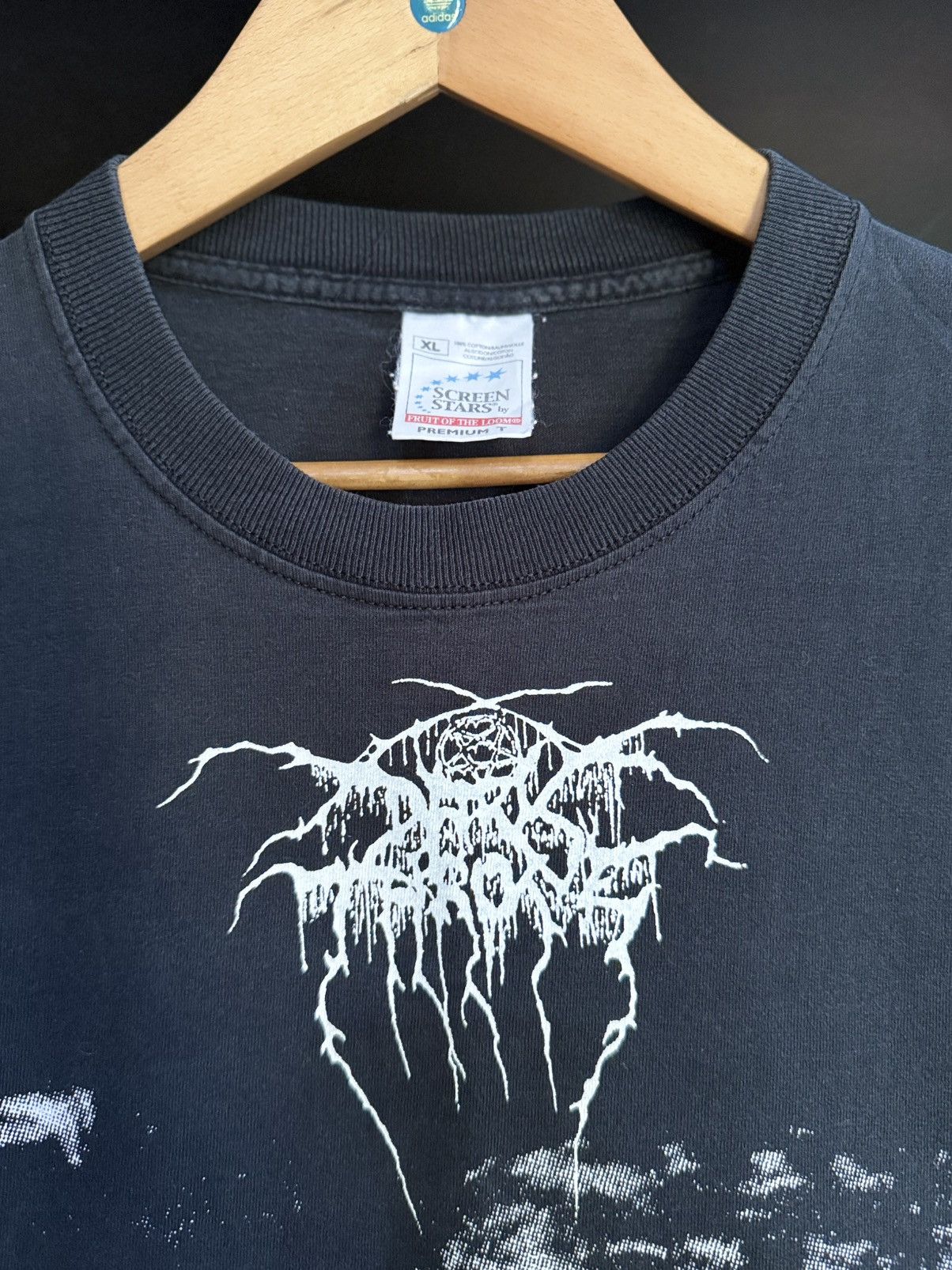 Band Tees Vintage 90s Dark Throne Black Metal Band Faded Ireland Tee Size US XL / EU 56 / 4 - 9 Thumbnail