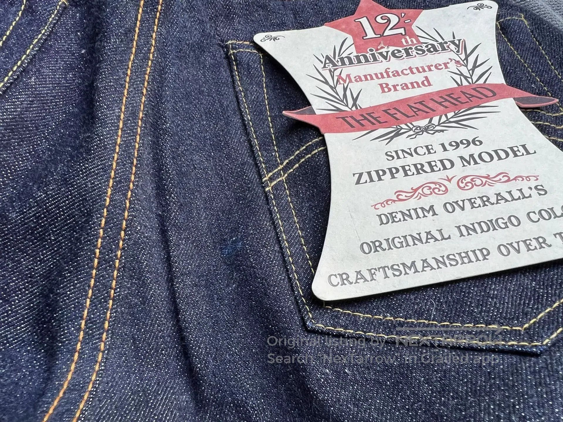 The Flat Head The Flat Head Denim 3005 Zipper Edition. Size US 30 / EU 46 - 8 Thumbnail