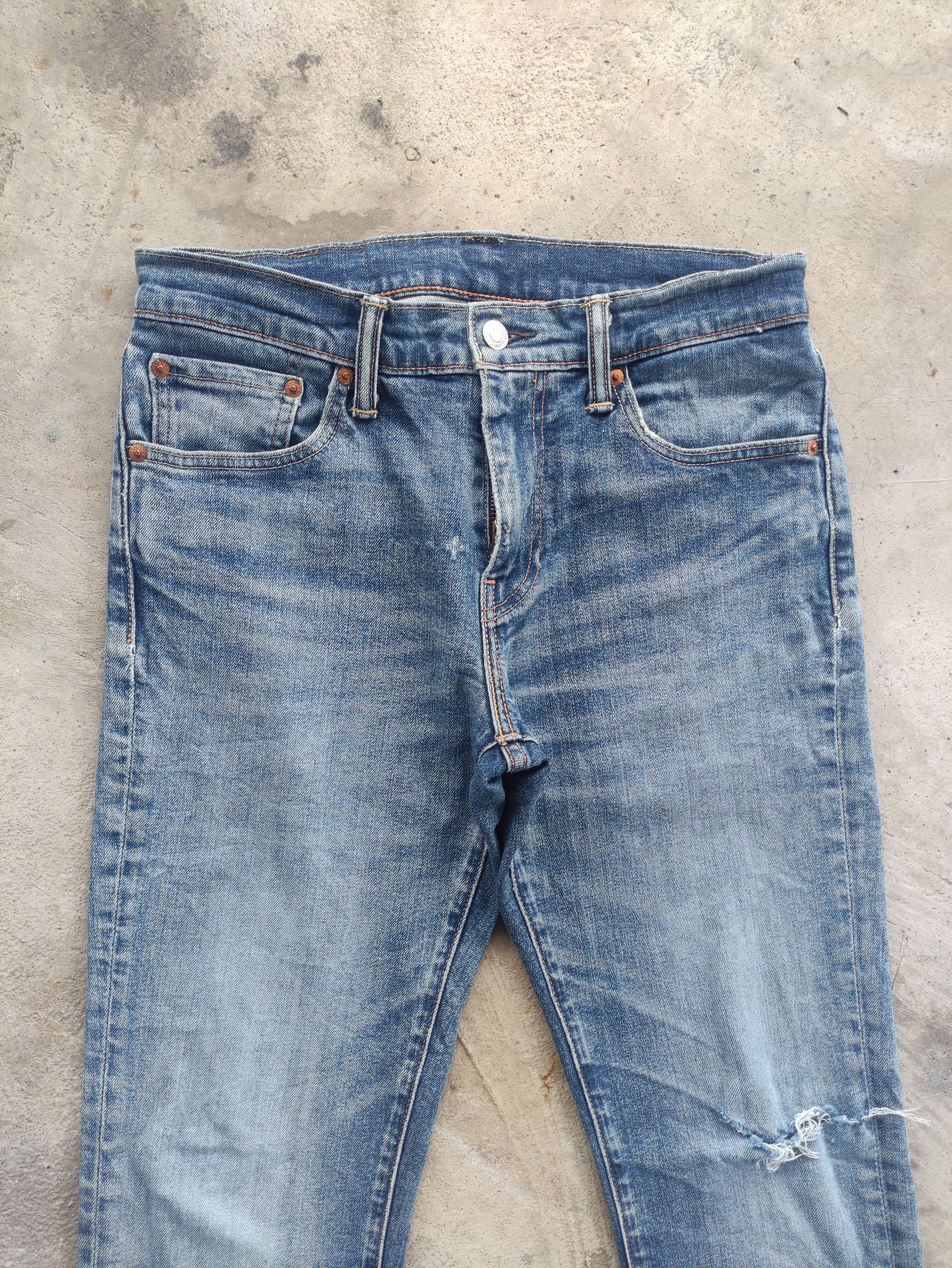 Levi's Vintage Levis 511 Jean Distressed Faded Denim Size US 31 - 3 Thumbnail