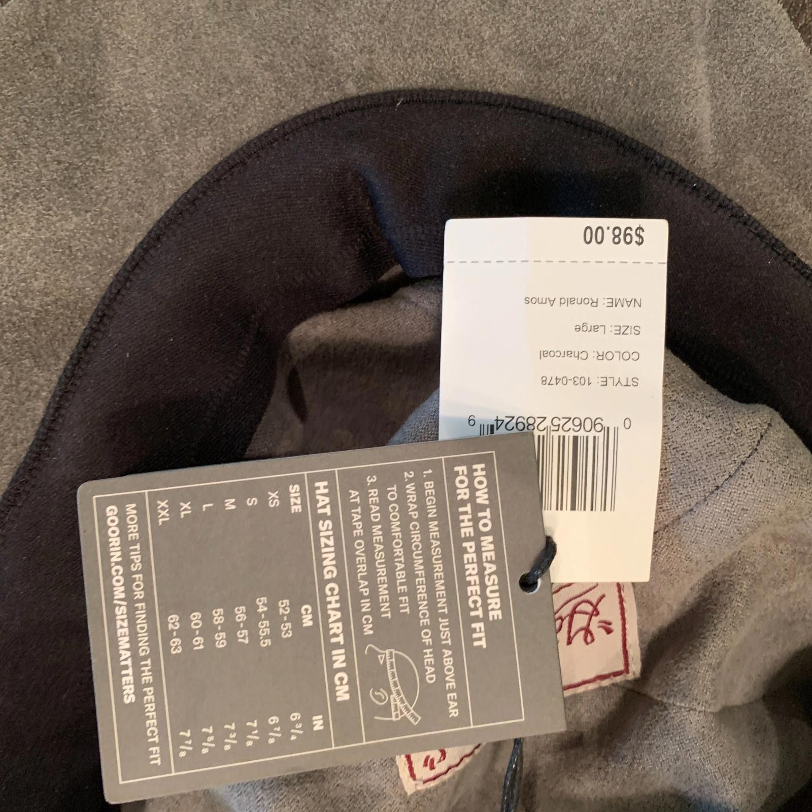 Goorin Bros. NEW Goorin Bros Men Sz L Wool Tweed Flatcap Paperboy Hat 365 Size ONE SIZE - 8 Thumbnail