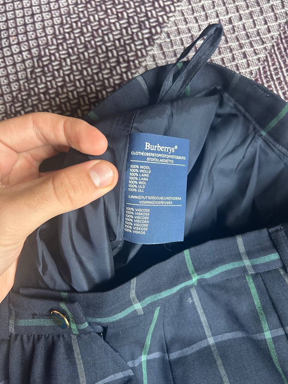 Burberry × Vintage Burberrys Vintage Monogram Midi Skirt Women’s Luxury Item Size 27" / US 4 / IT 40 - 6 Thumbnail