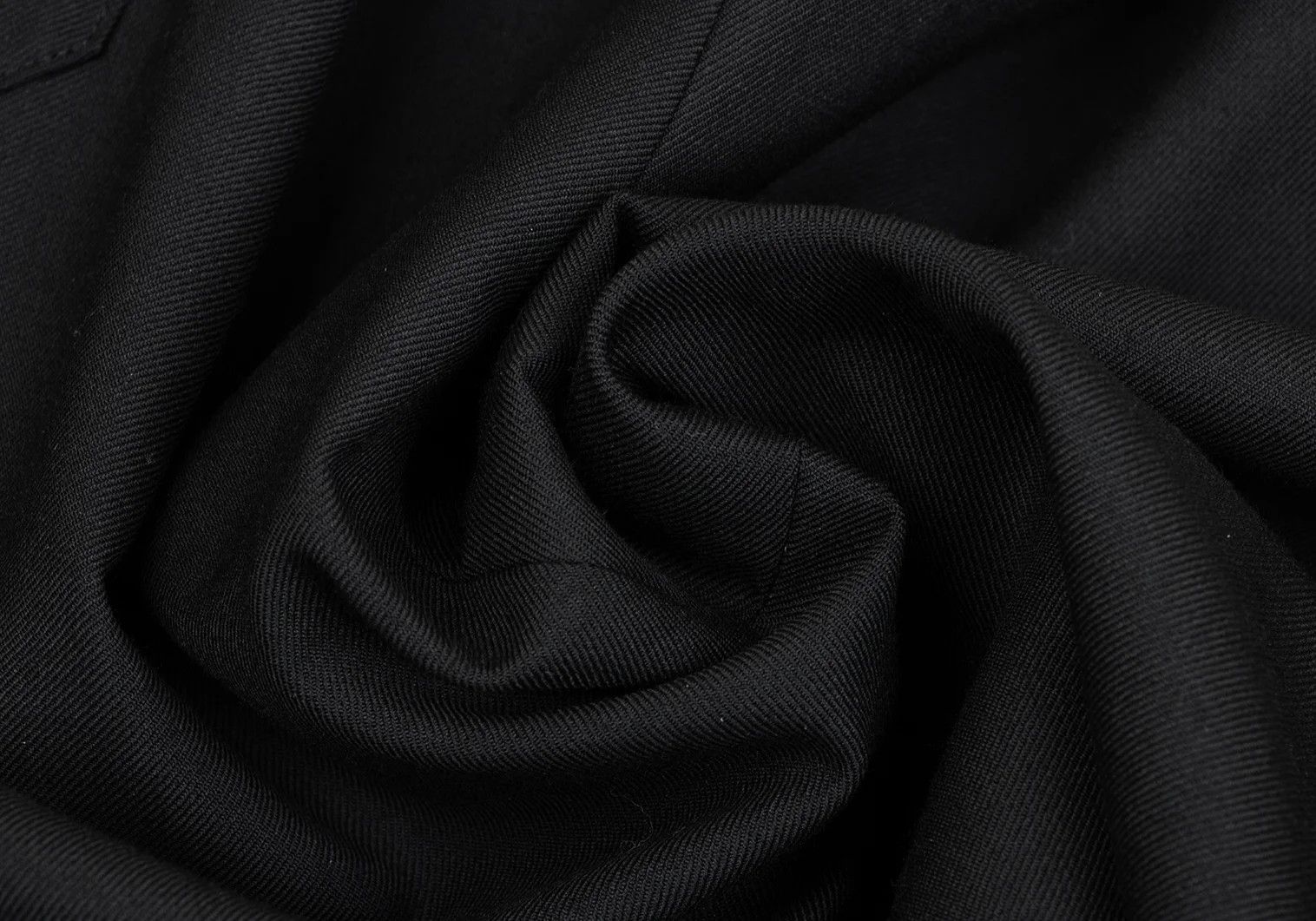 Yohji Yamamoto Wool-Poly Gabardine Cuffed Sarouel Pants Black 3 Size US 34 / EU 50 - 12 Thumbnail