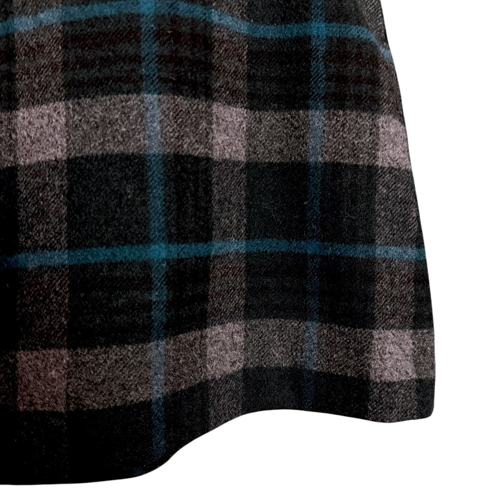 Uniqlo Uniqlo Plaid A-Line Women's 0 Wool Blend Lined Mini Skirt Size 28" / US 6 / IT 42 - 4 Thumbnail