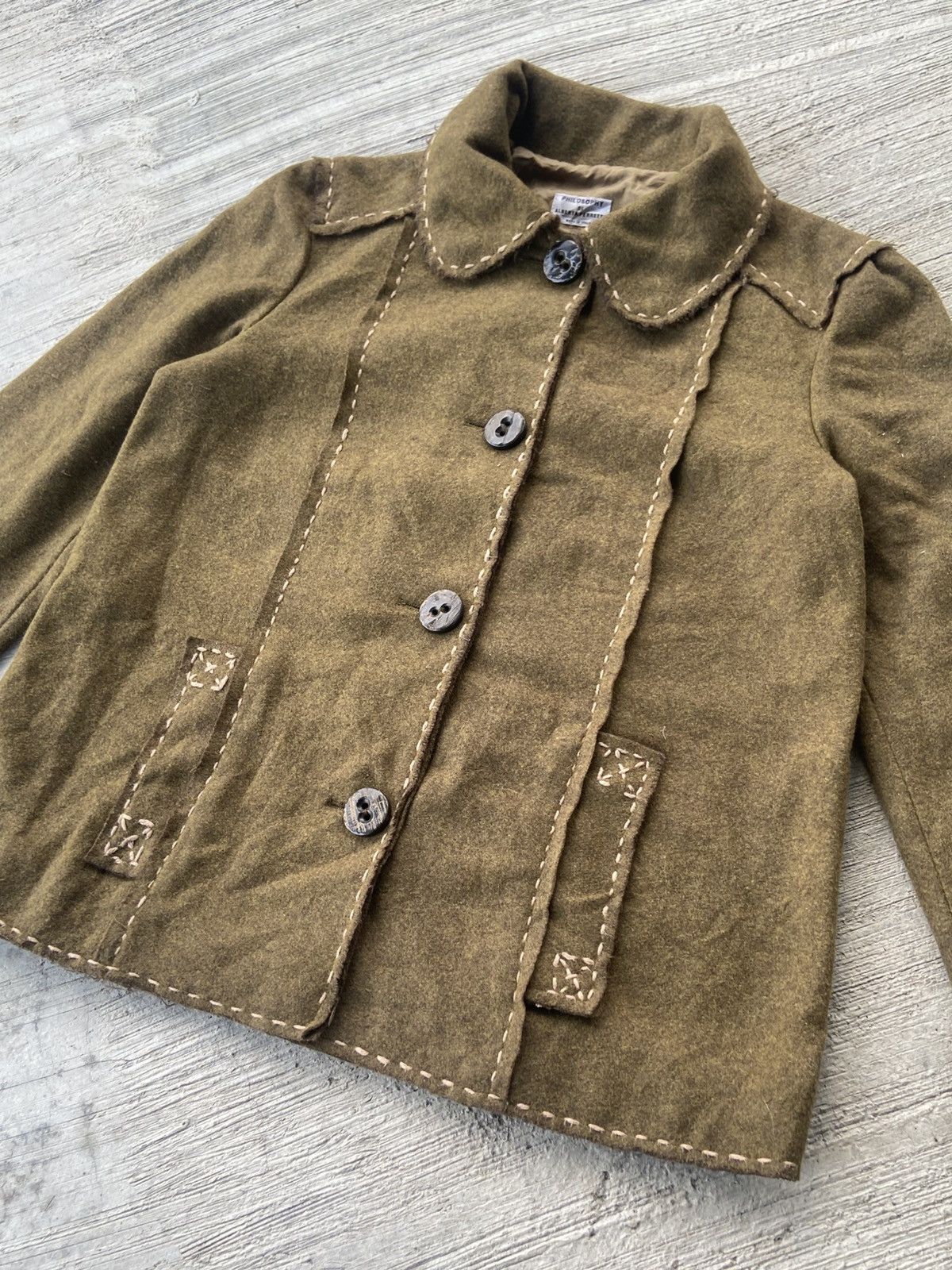 Alberta Ferretti Philosophy di Alberta Ferretti Wool Jacket Size US S / EU 44-46 / 1 - 3 Thumbnail