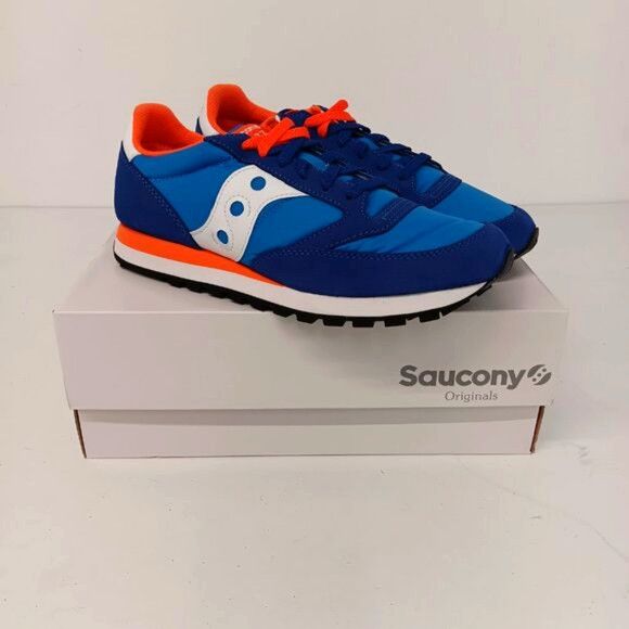 Saucony Saucony Jazz Original Blue & Orange Low Top Sneakers - US11 Size US 11 / EU 44 - 1 Thumbnail