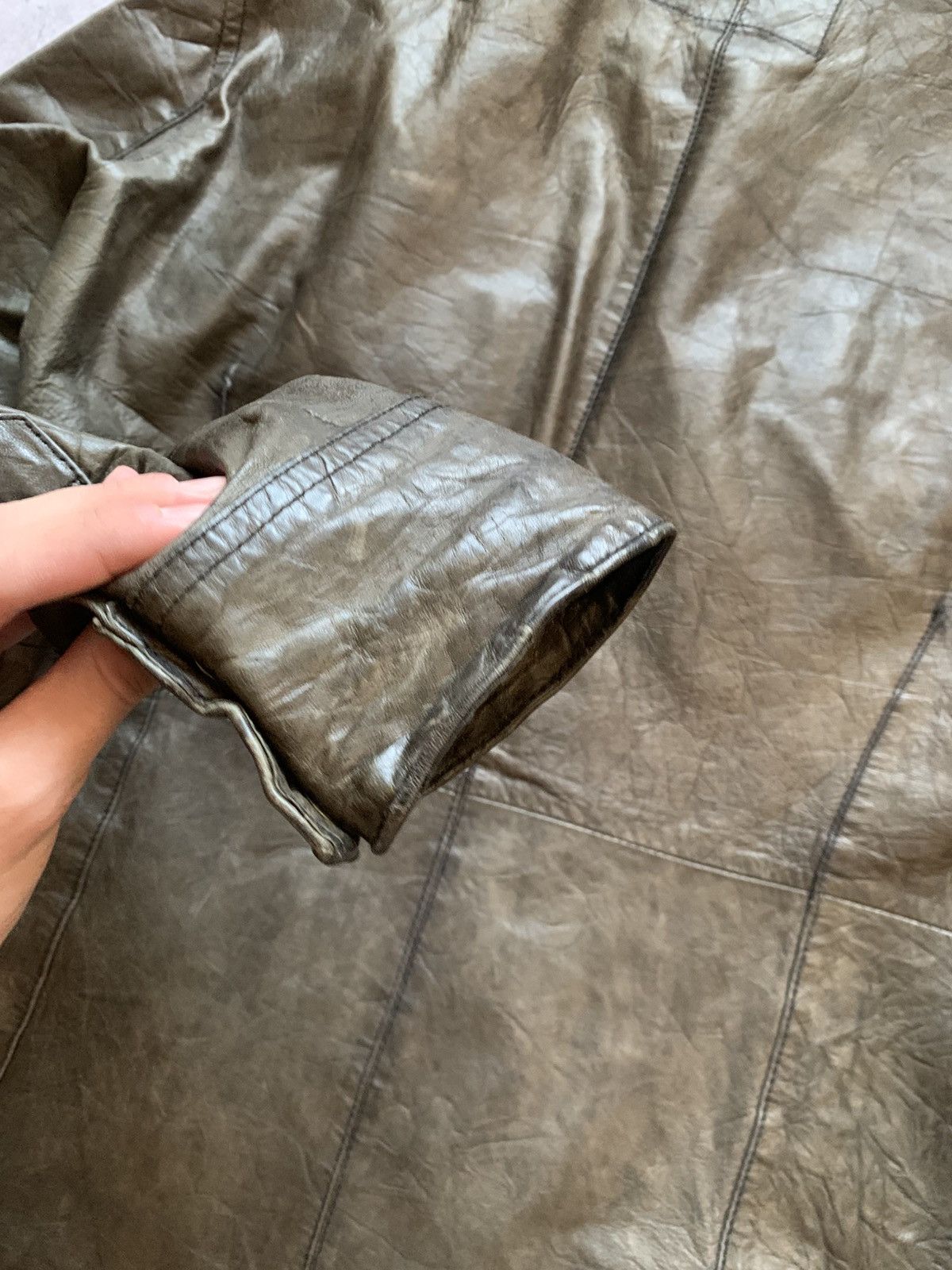 Allsaints 🔥ALLSAINTS AVANT GARDE OPIUM LEATHER JACKET Size US M / EU 48-50 / 2 - 19 Thumbnail