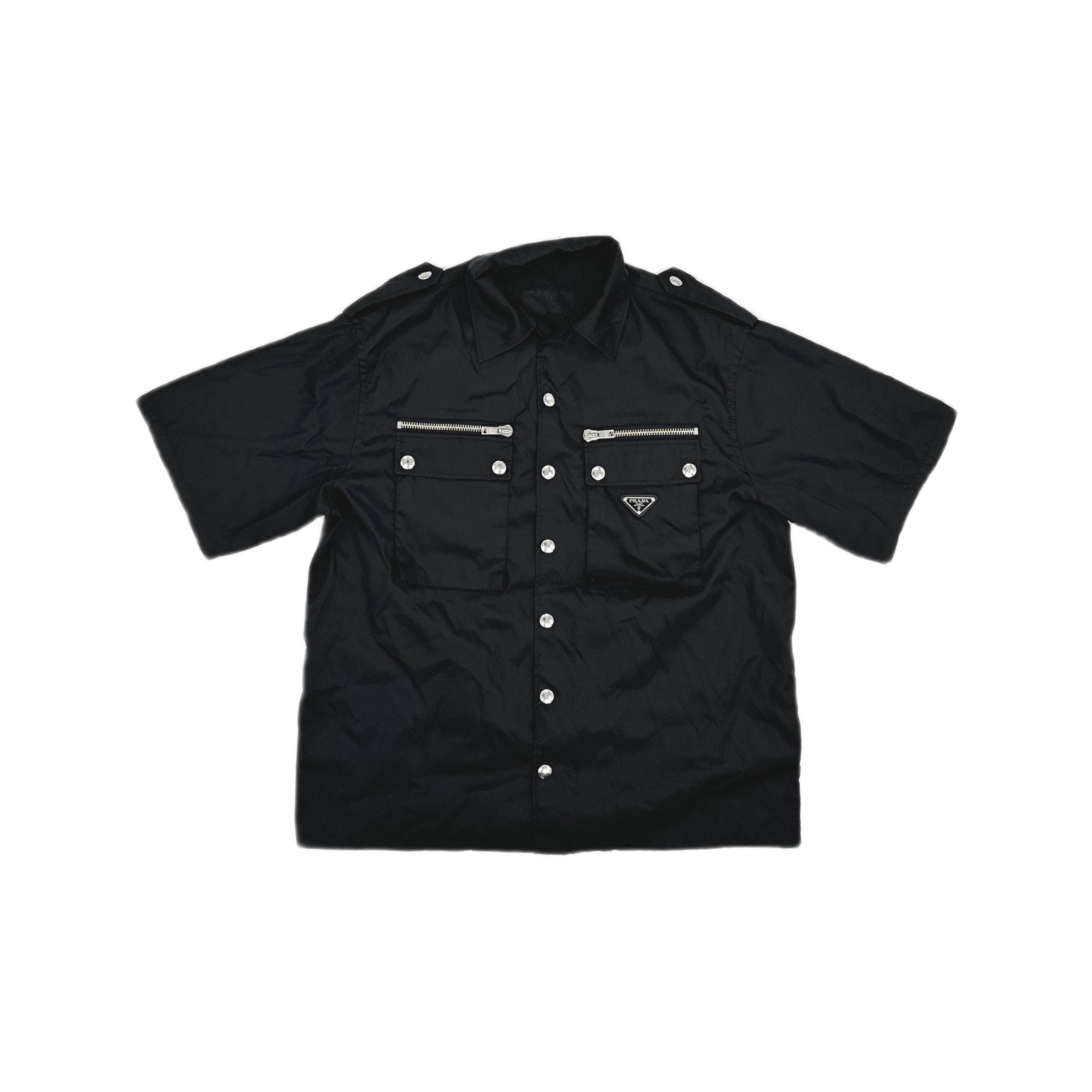 Prada Prada Nylon Utility Shirt Size M Size US M / EU 48-50 / 2 - 1 Thumbnail