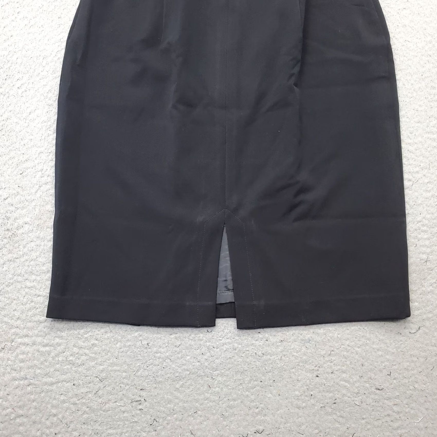 Vintage Axcess Skirt Womens Size 10 Black Stretch Lined Pencil Straight Short Vintage: No (Pre-owned) Womens Size 32" / US 10 / IT 46 - 8 Thumbnail
