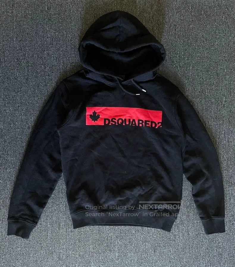 Dsquared2 Dsquared2 Black Logo Hoodie Sweatshirt. Size US XS / EU 42 / 0 - 1 Thumbnail