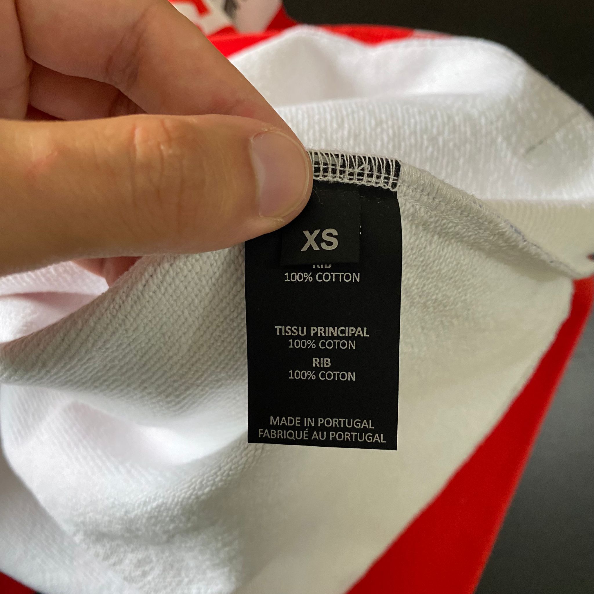 Vetements Red Helvetica Racing Logo Oversized Hockey Jersey Size XS / US 0-2 / IT 36-38 - 8 Thumbnail