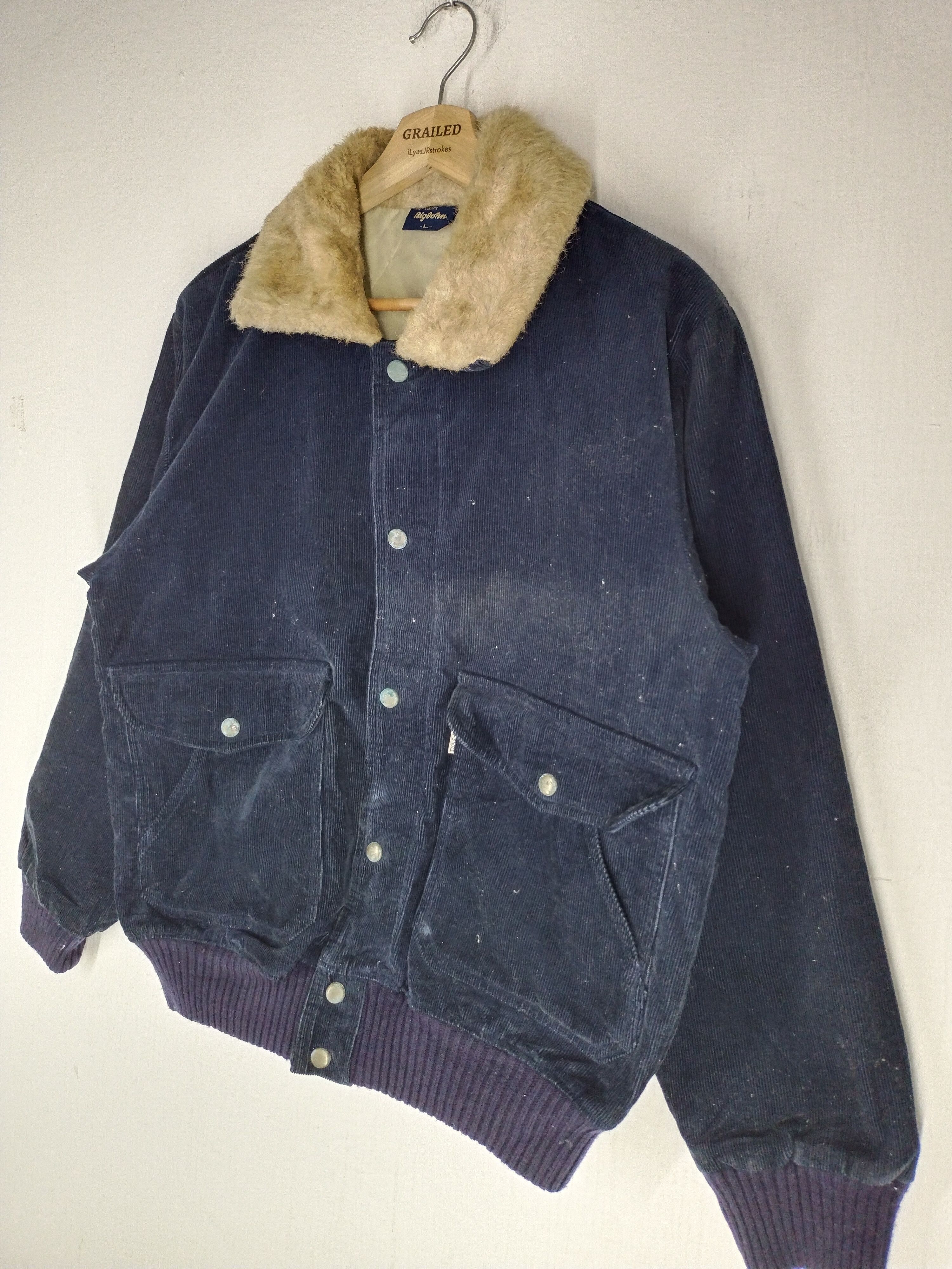 Big John Vintage Big John 90's Men's Corduroy Sports Jacket Size US L / EU 52-54 / 3 - 3 Thumbnail