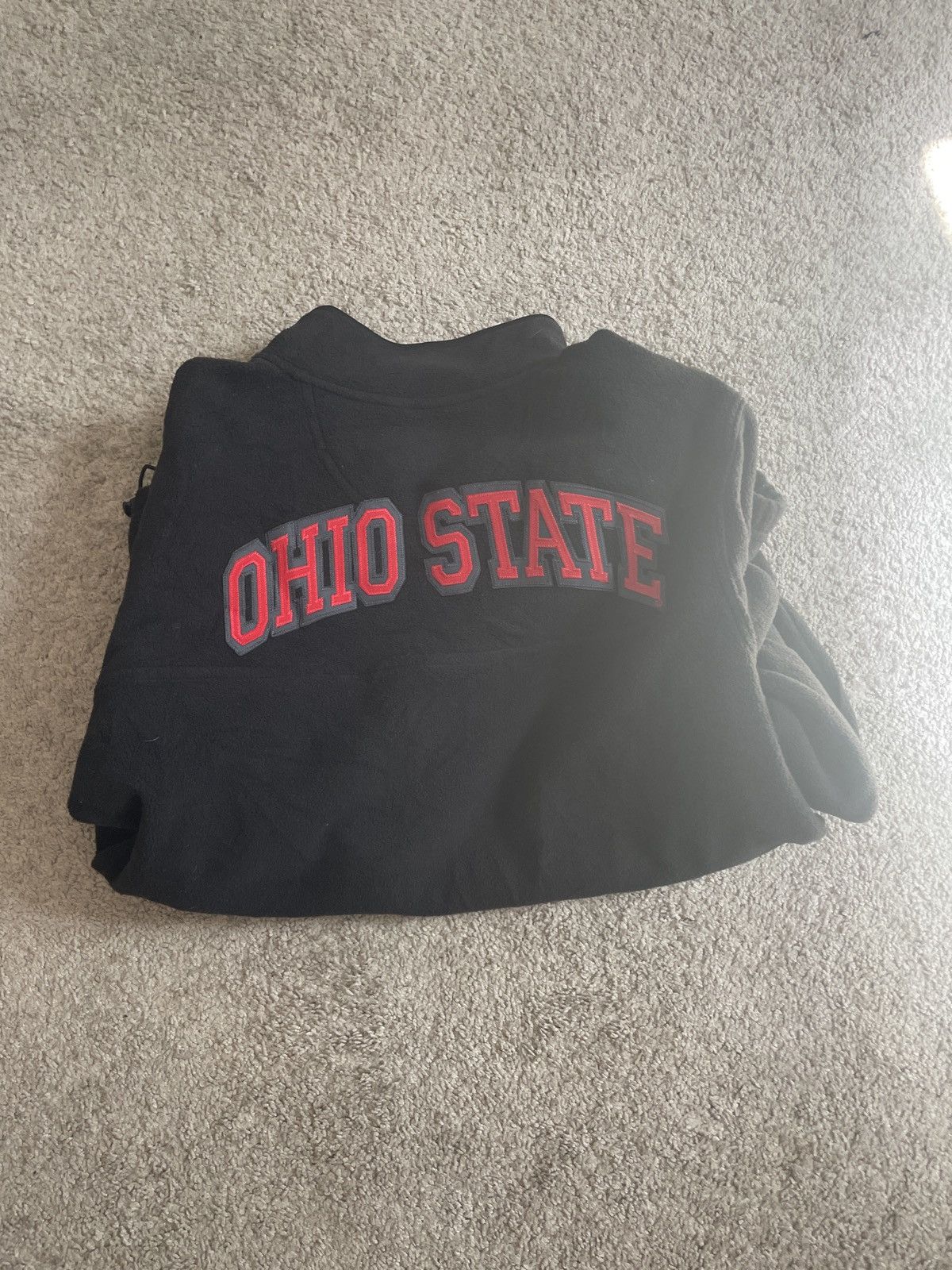 Pro Player Ohio State Buckeyes 1/4 Zip Fleece Pullover – NCAA Team Gear Size US L / EU 52-54 / 3 - 3 Thumbnail