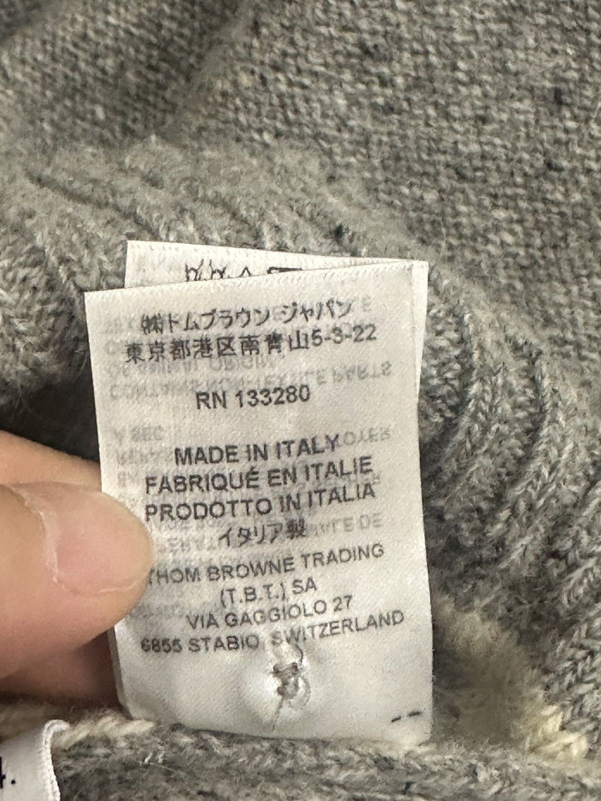 Thom Browne Thom Browne wool sweater sz 4 Size US XL / EU 56 / 4 - 7 Thumbnail