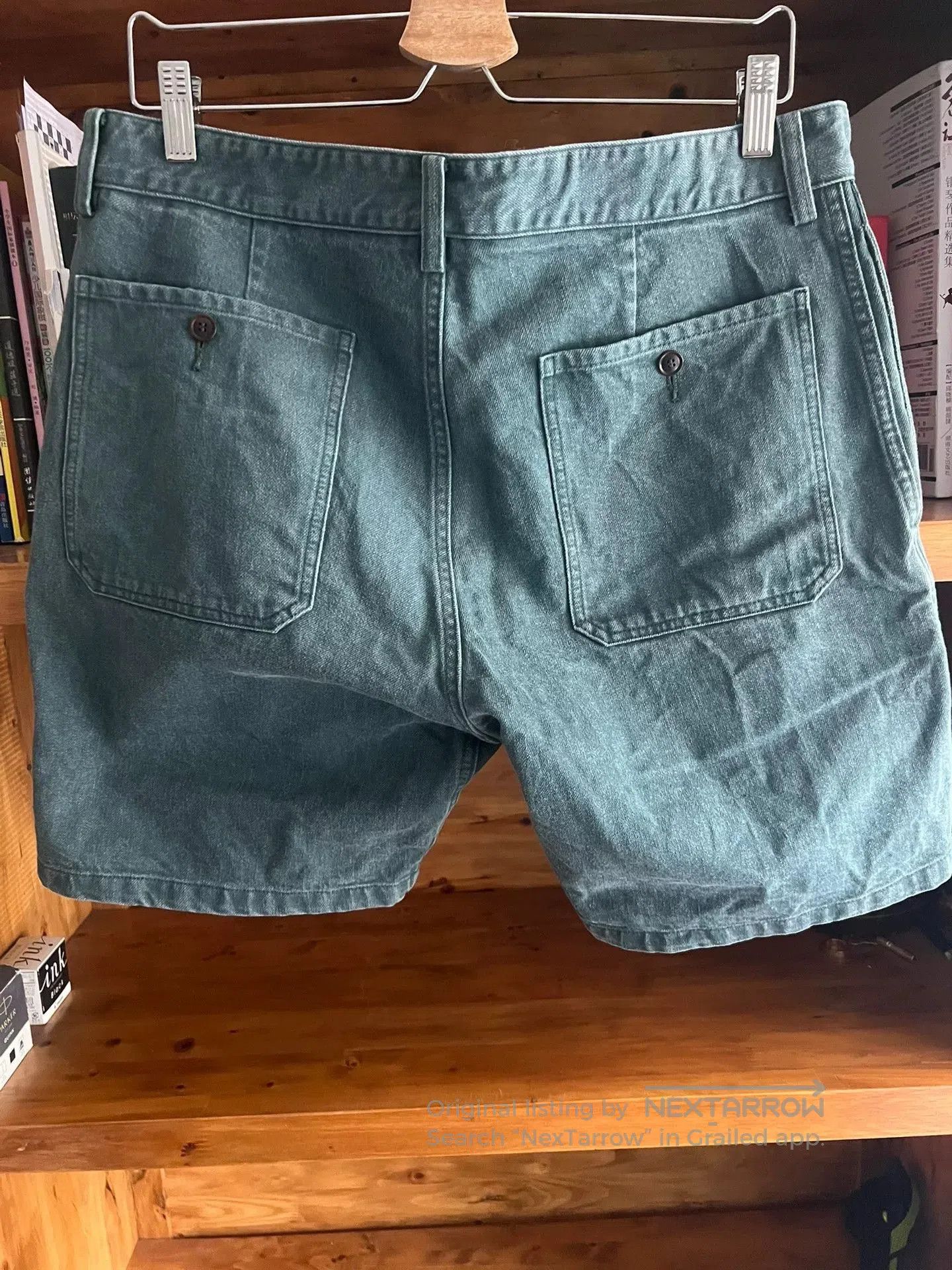Visvim visvim vintage washed shorts in green. Size US 34 / EU 50 - 7 Thumbnail