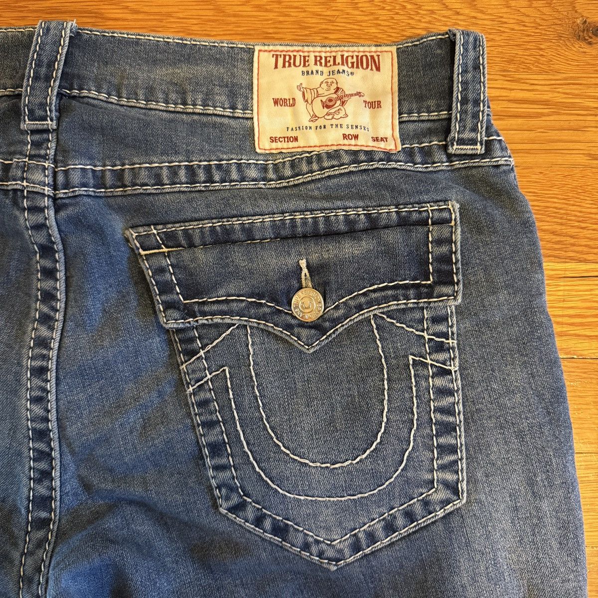 True Religion True Religion Relaxed Straight Fit Jeans Size US 38 / EU 54 - 4 Thumbnail