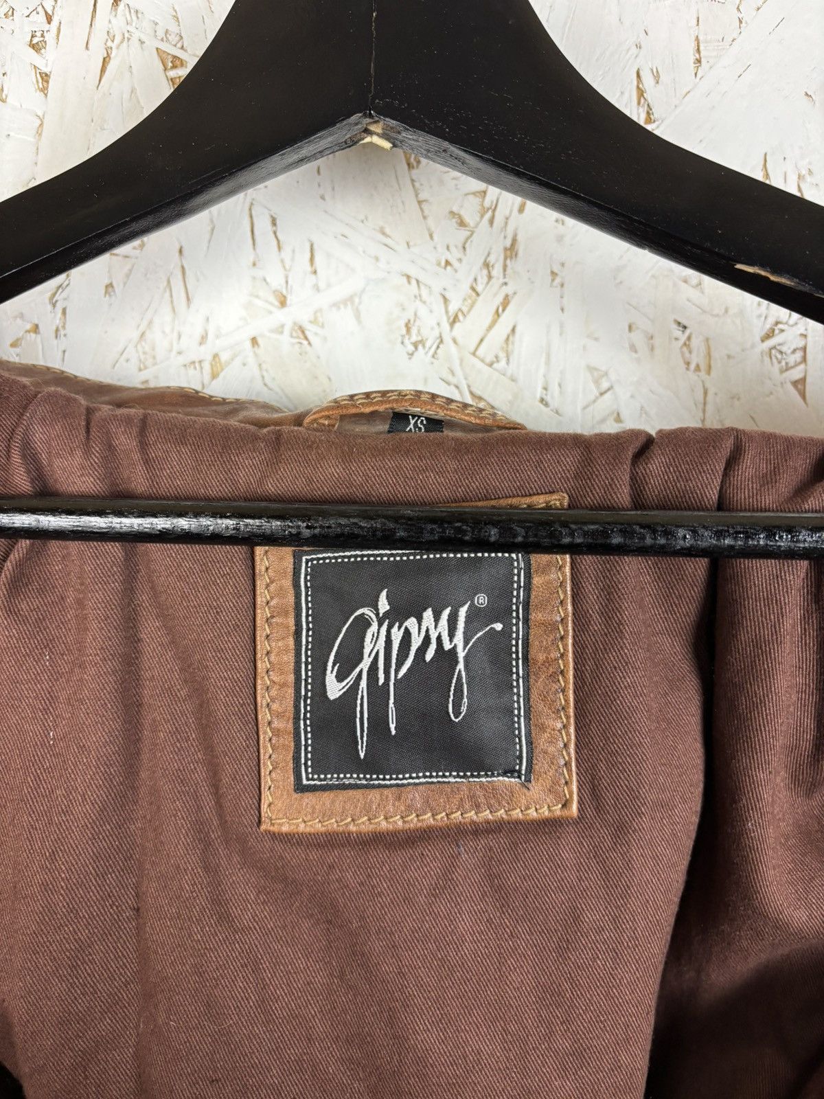 Leather Gipsy Vintage Brown Leather Bomber Jacket Size US M / EU 48-50 / 2 - 11 Thumbnail