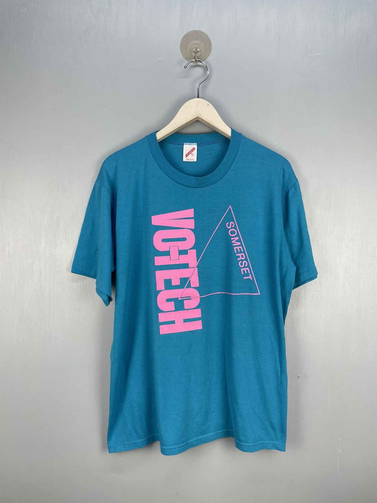 Other Vintage 80s Vo-Tech Somerset t shirt Size US XL / EU 56 / 4 - 1 Thumbnail