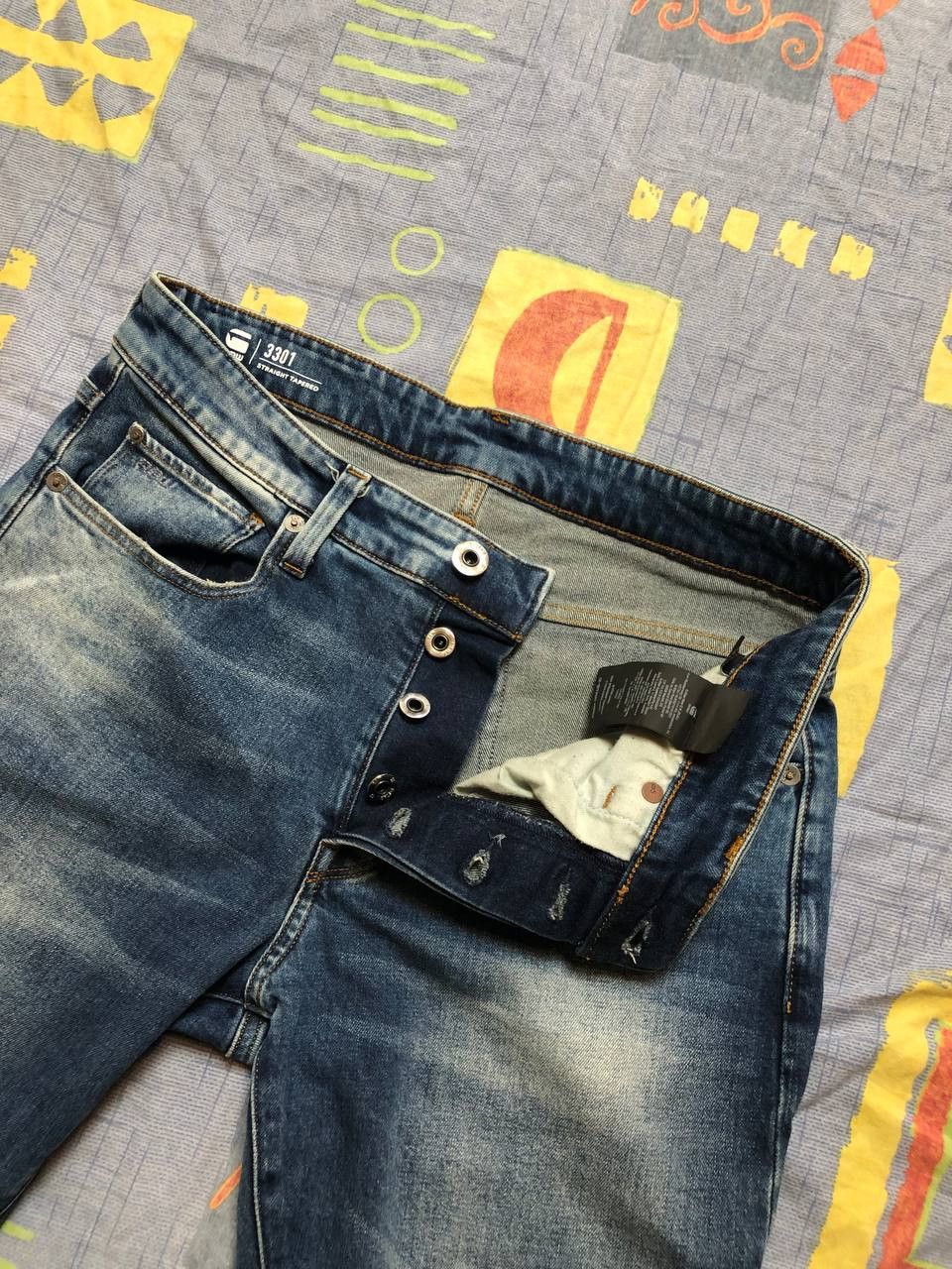 G-Star streetwear jeans G-Star Raw 3301 denim pants vintage Size US 30 / EU 46 - 18 Thumbnail