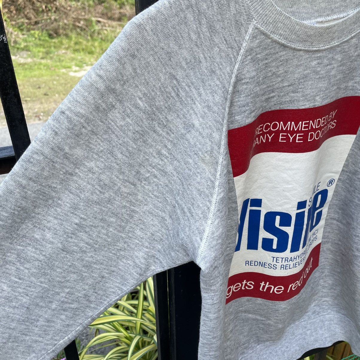 Vintage 🔥Vintage 90s Sterile Visine Eye Product Jumper Sweatshirts Size US S / EU 44-46 / 1 - 8 Thumbnail