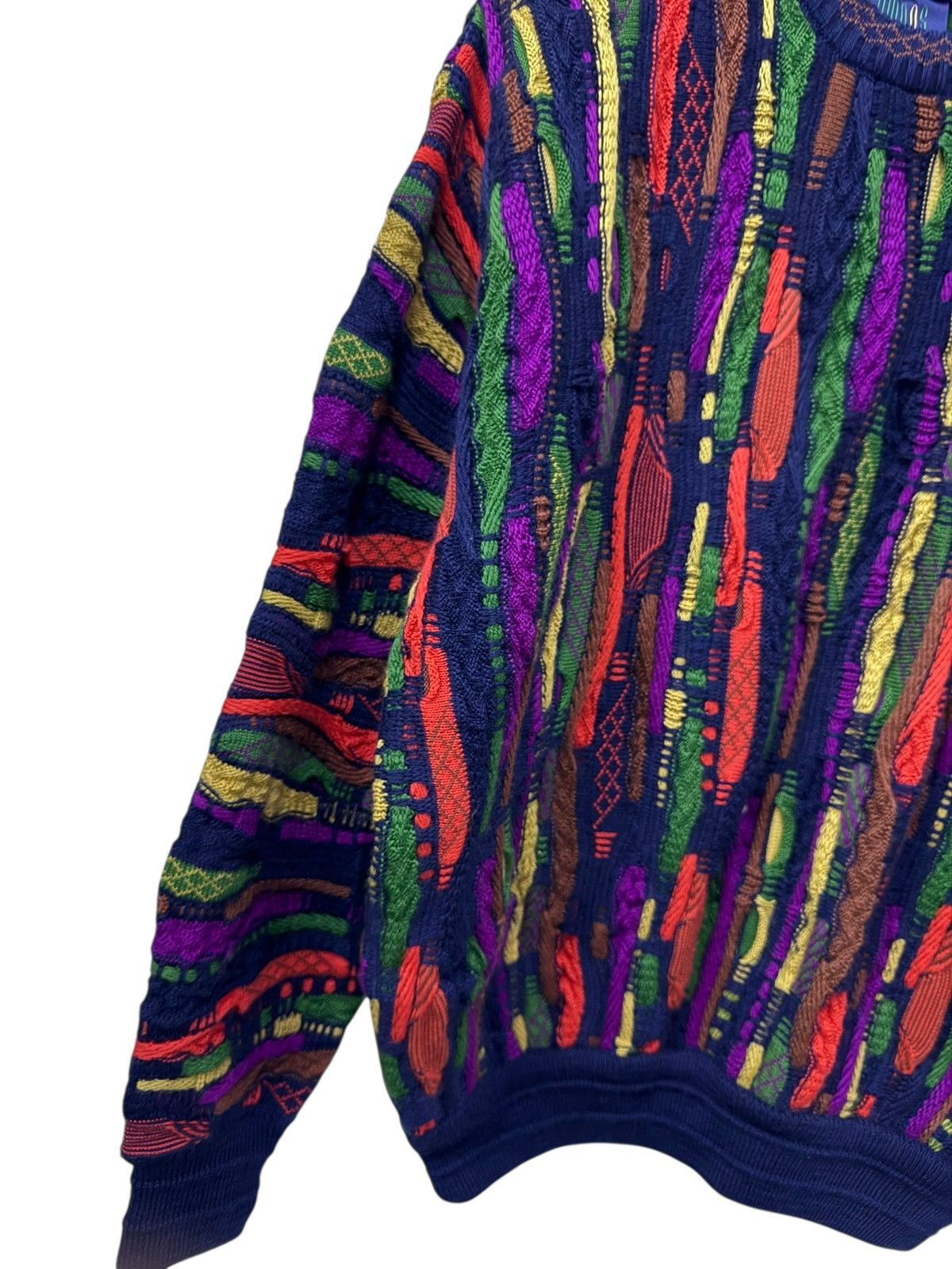 Vintage Vintage Coogi Style By Limnos 3D Cable Knit Wool Sweater Size US L / EU 52-54 / 3 - 5 Thumbnail