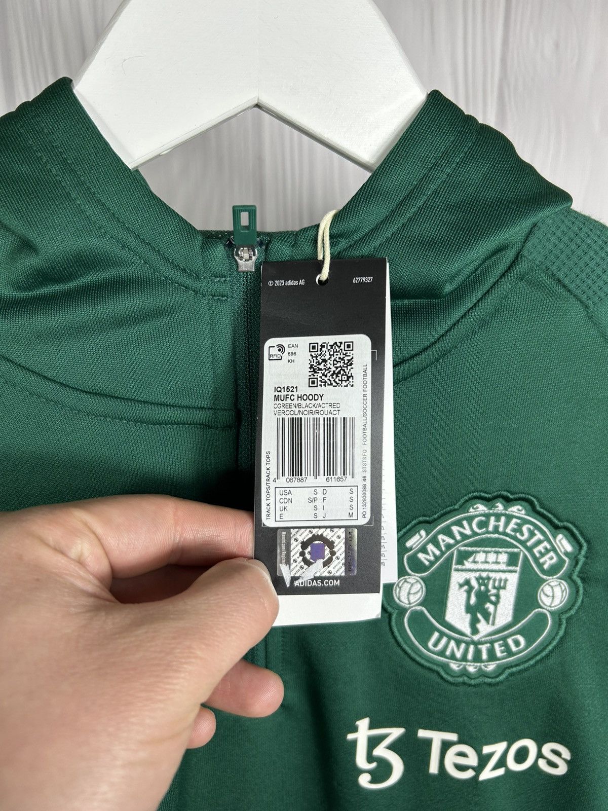 Adidas Adidas Manchester United 23/24 Training Hoodie Size S Size US S / EU 44-46 / 1 - 6 Thumbnail