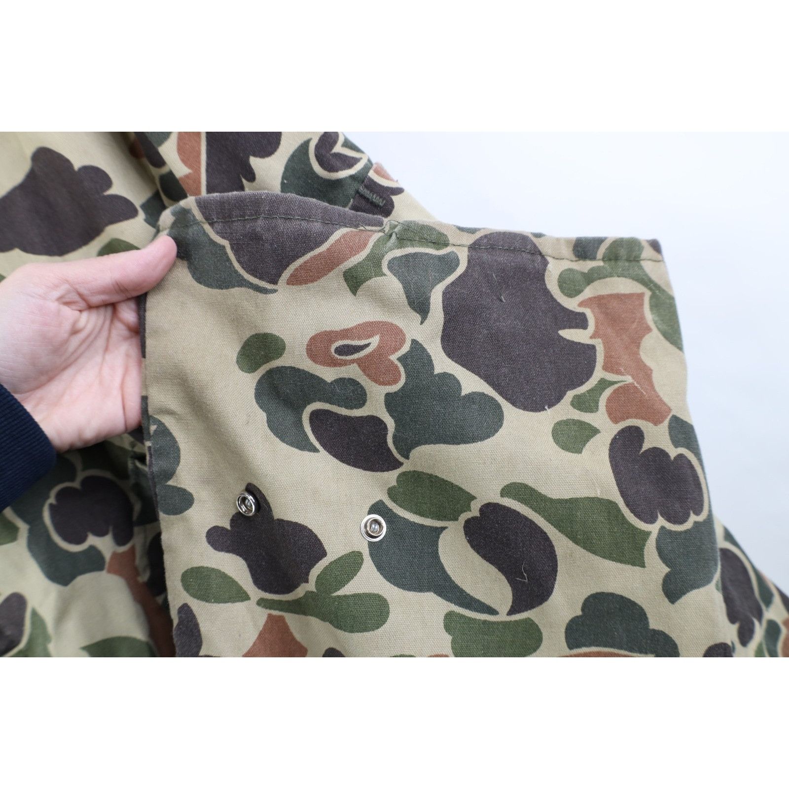 Vintage 70s 80s Walls Frogskin Camouflage Coveralls Bibs
