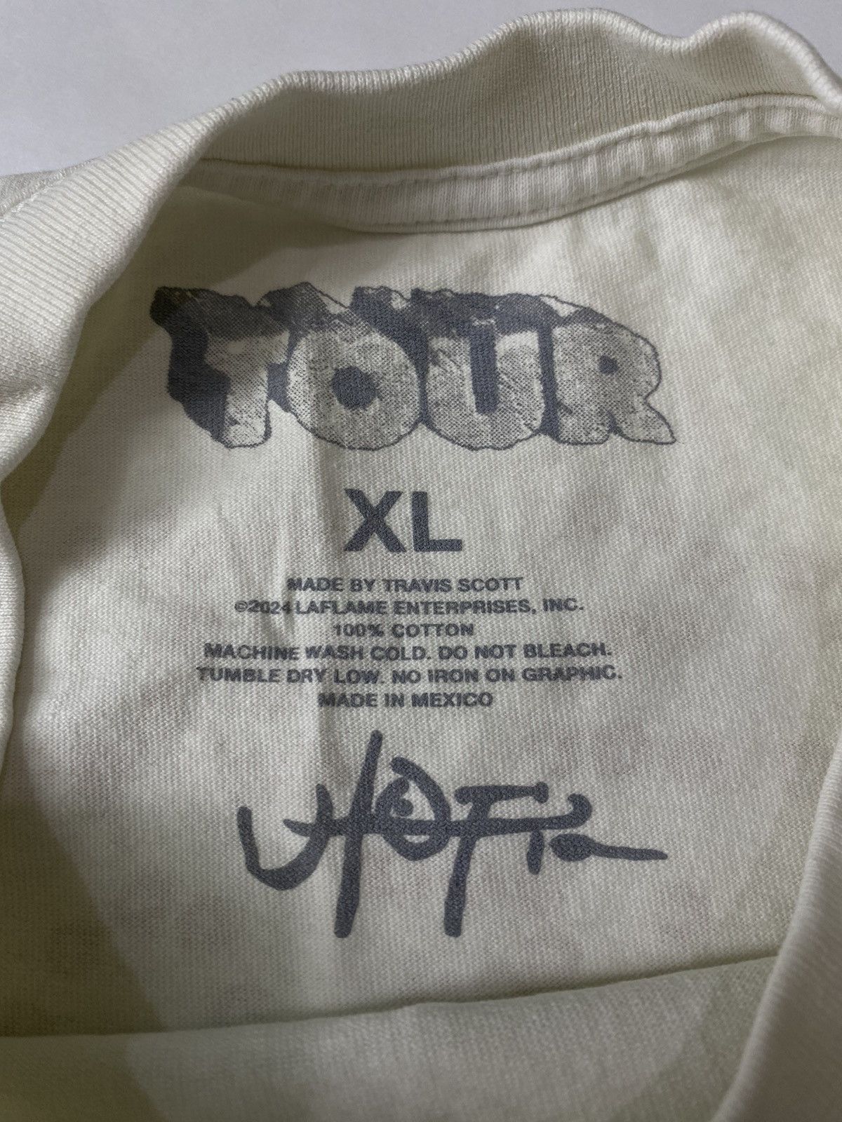 Band Tees TRAVIS SCOTT UTOPÍA TOUR TEE. Size US XL / EU 56 / 4 - 16 Thumbnail