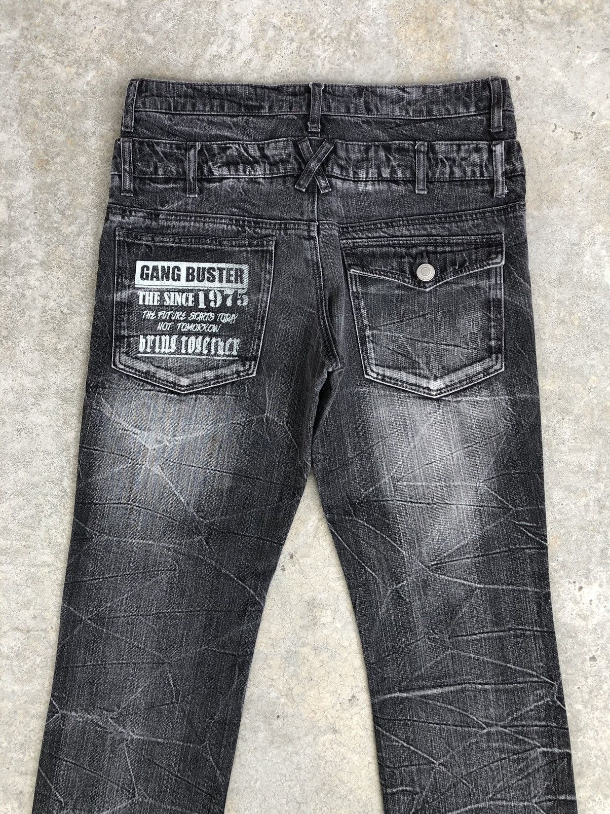 Hysteric Glamour Japanese Double Focus Double Waist Distressed Jeans Size US 33 - 8 Thumbnail