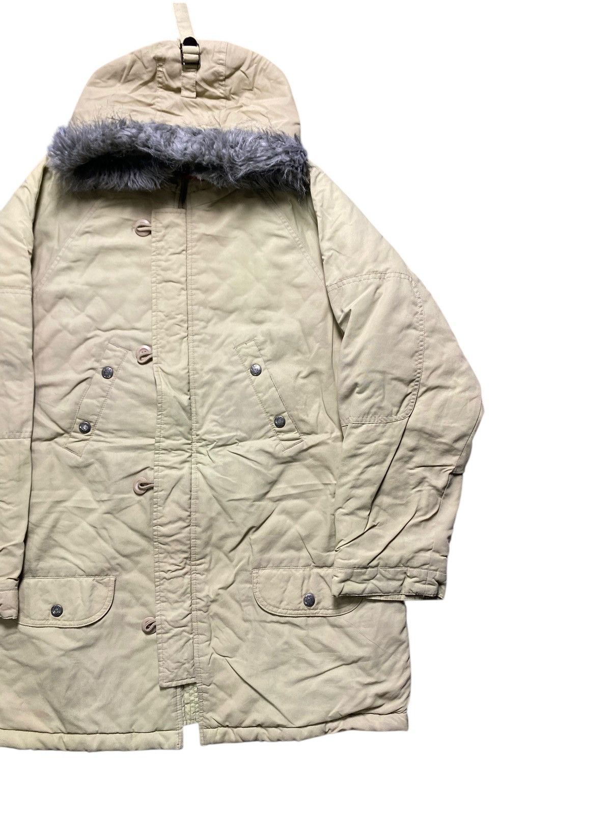 Gap VINTAGE GAP JACKET PUFFER HODDIE FUR Size US XL / EU 56 / 4 - 4 Thumbnail