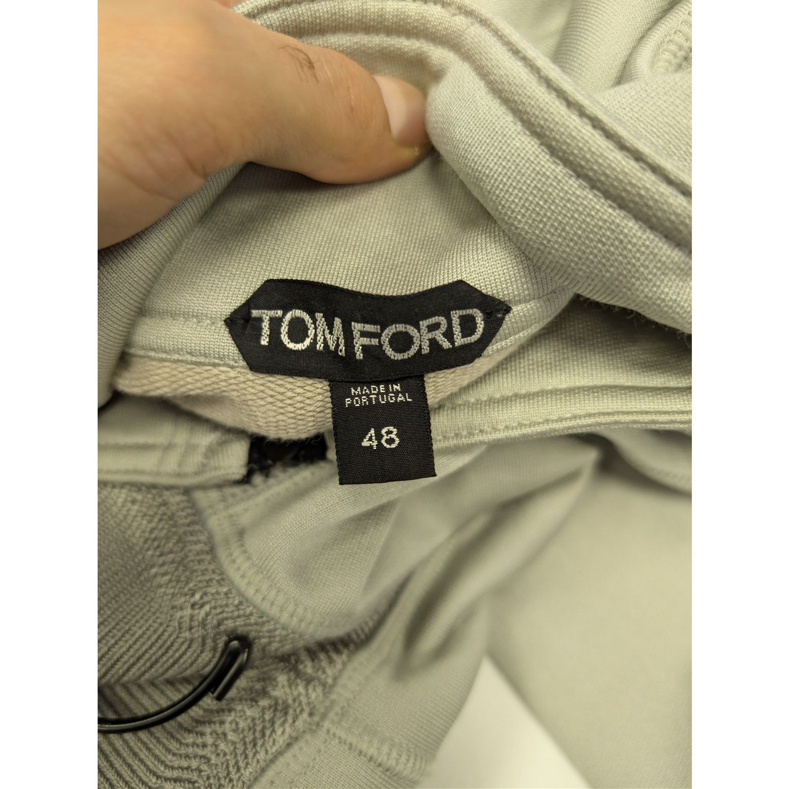 Tom Ford o1rshd1 CC20 zip-up jacket with leather trims in Grey Size US M / EU 48-50 / 2 - 21 Thumbnail