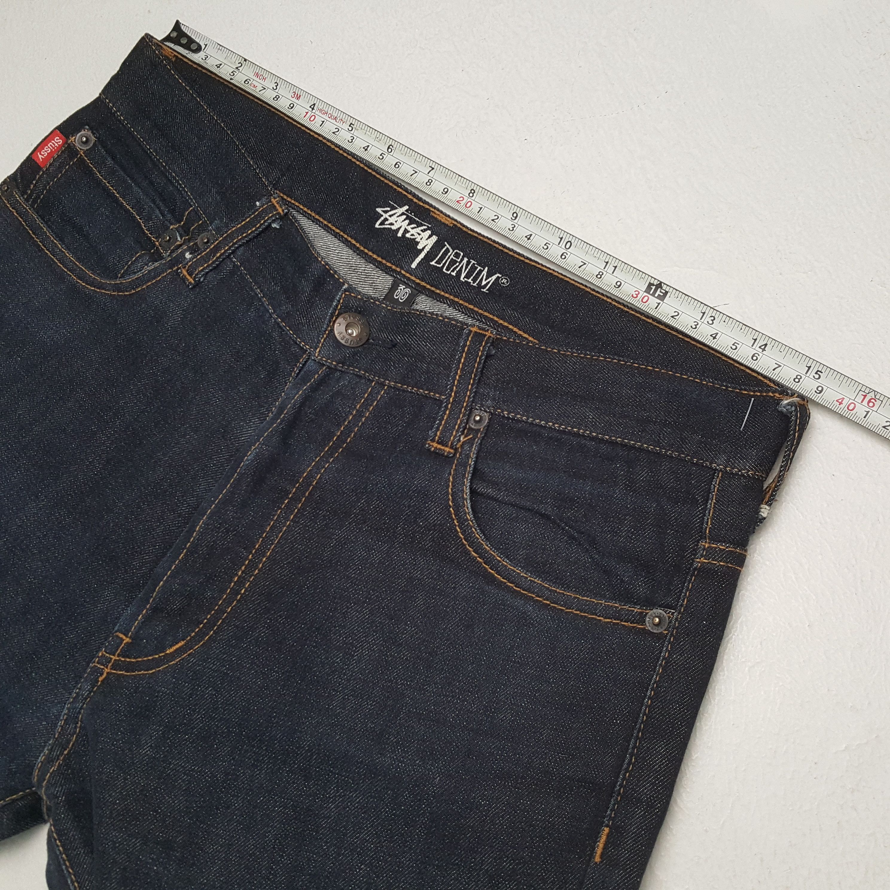 Stussy × Vintage STUSSY Streetwear Skater Custom Art Jeans Size US 30 / EU 46 - 7 Thumbnail