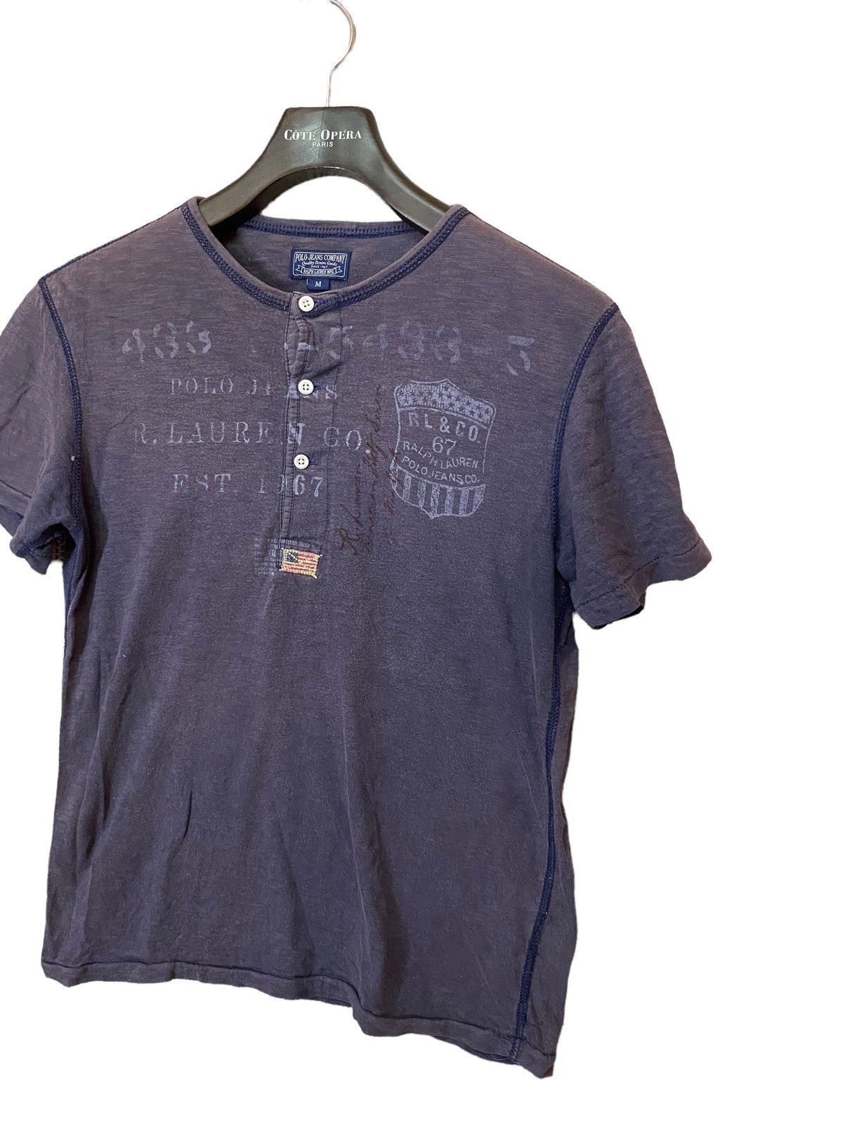 Polo Ralph Lauren × Vintage Polo jeans company tshirt by ralph lauren Size US M / EU 48-50 / 2 - 9 Thumbnail